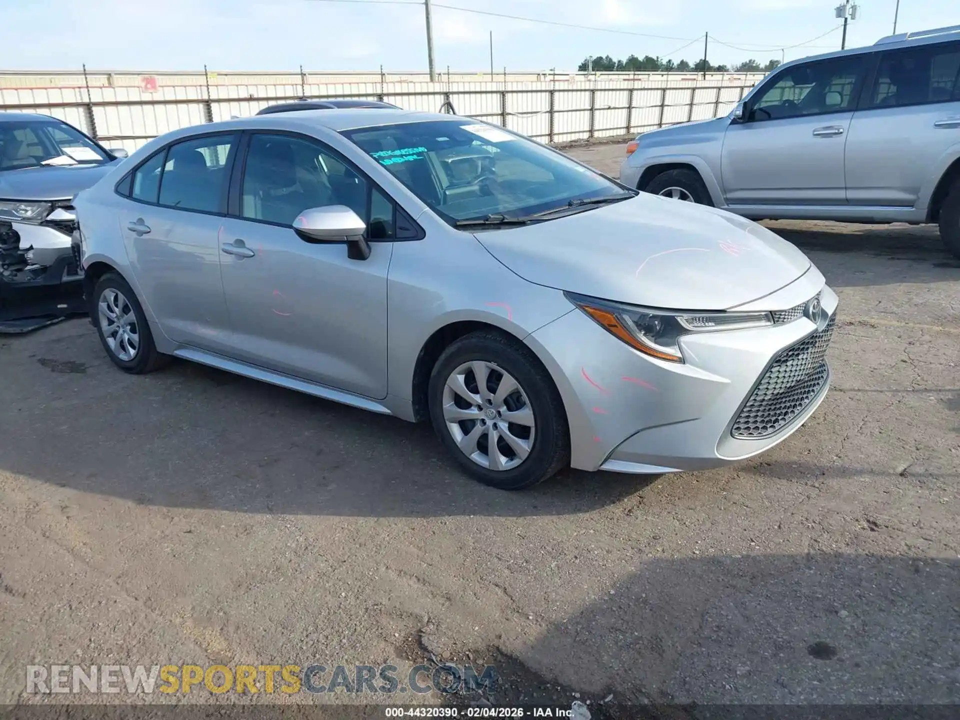 1 fotografías del automóvil dañado 5YFEPMAE1MP252774 TOYOTA COROLLA 2021