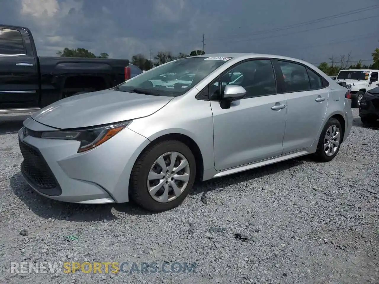 1 Photograph of a damaged car 5YFEPMAE1MP254072 TOYOTA COROLLA 2021
