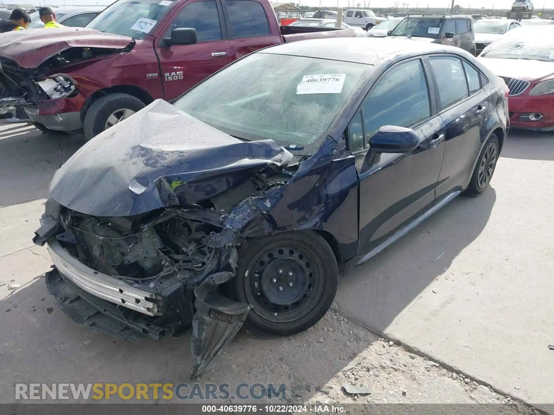 2 Photograph of a damaged car 5YFEPMAE1MP255335 TOYOTA COROLLA 2021
