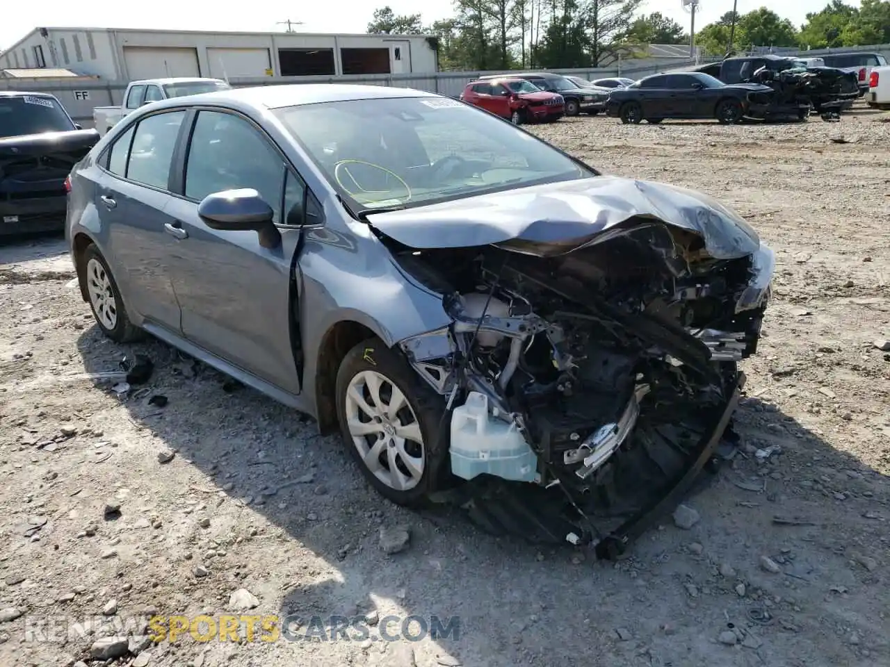 1 fotografías del automóvil dañado 5YFEPMAE1MP257151 TOYOTA COROLLA 2021