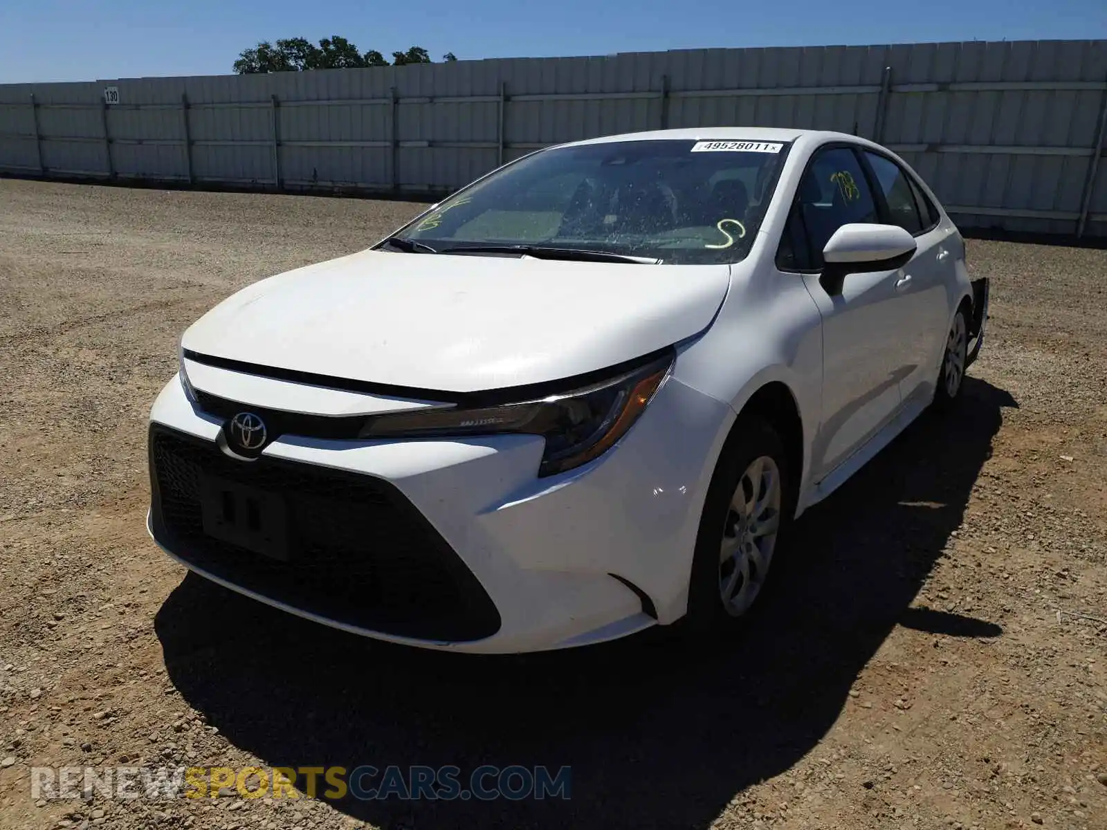 2 Photograph of a damaged car 5YFEPMAE1MP258056 TOYOTA COROLLA 2021