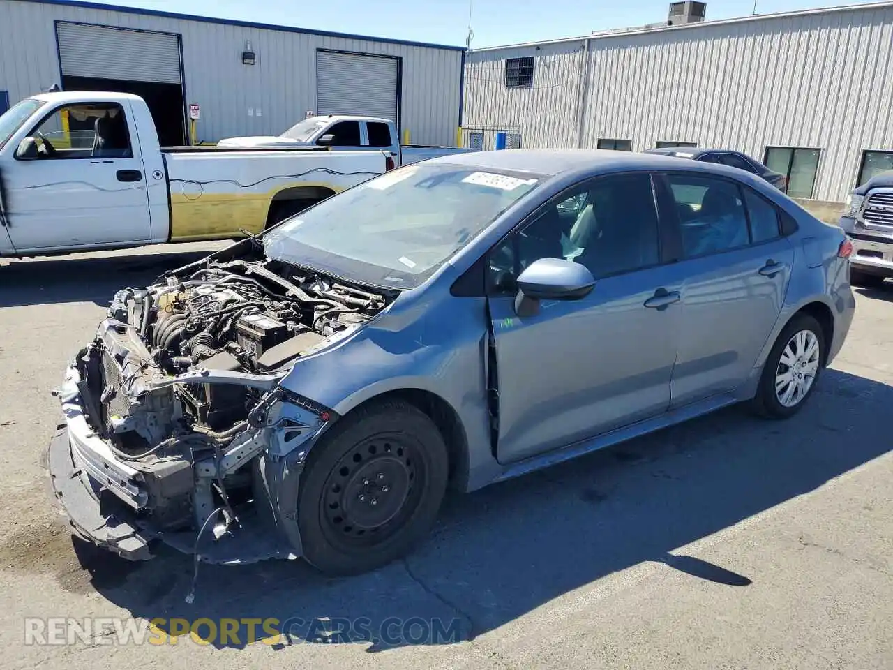 1 fotografías del automóvil dañado 5YFEPMAE1MP258431 TOYOTA COROLLA 2021