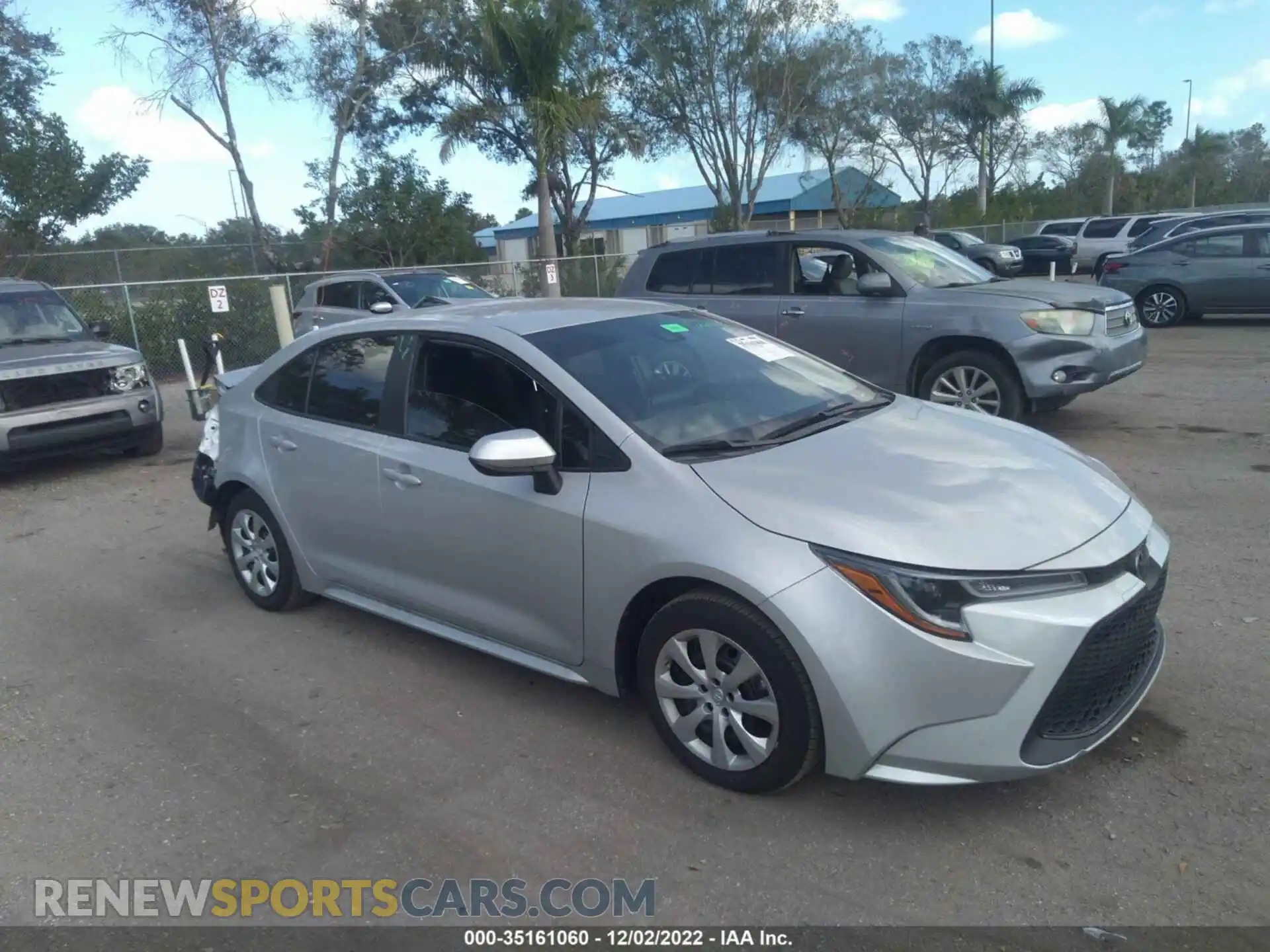 1 Photograph of a damaged car 5YFEPMAE1MP260518 TOYOTA COROLLA 2021