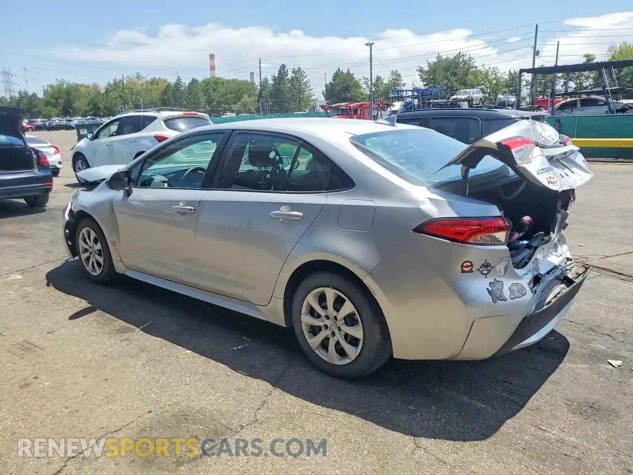 2 Photograph of a damaged car 5YFEPMAE1MP260972 TOYOTA COROLLA 2021
