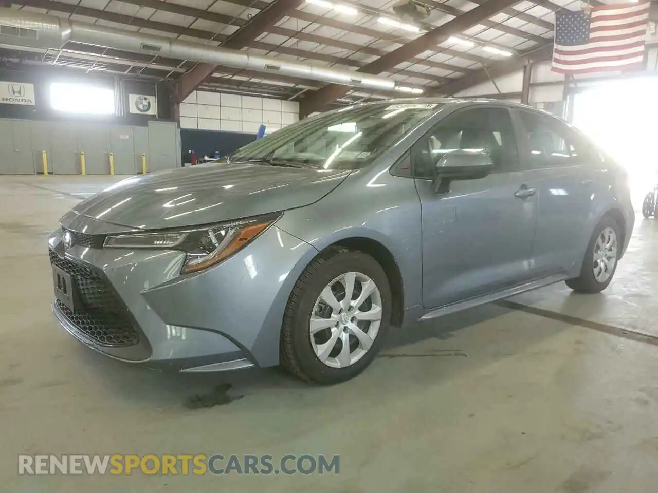 1 Photograph of a damaged car 5YFEPMAE1MP262124 TOYOTA COROLLA 2021