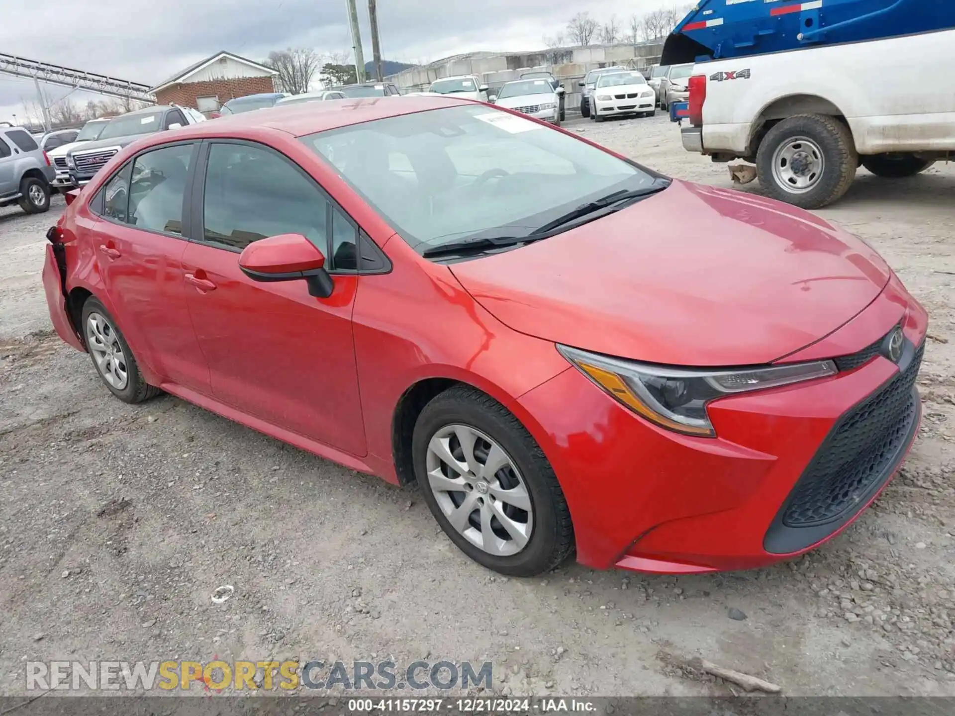 1 Photograph of a damaged car 5YFEPMAE1MP263189 TOYOTA COROLLA 2021