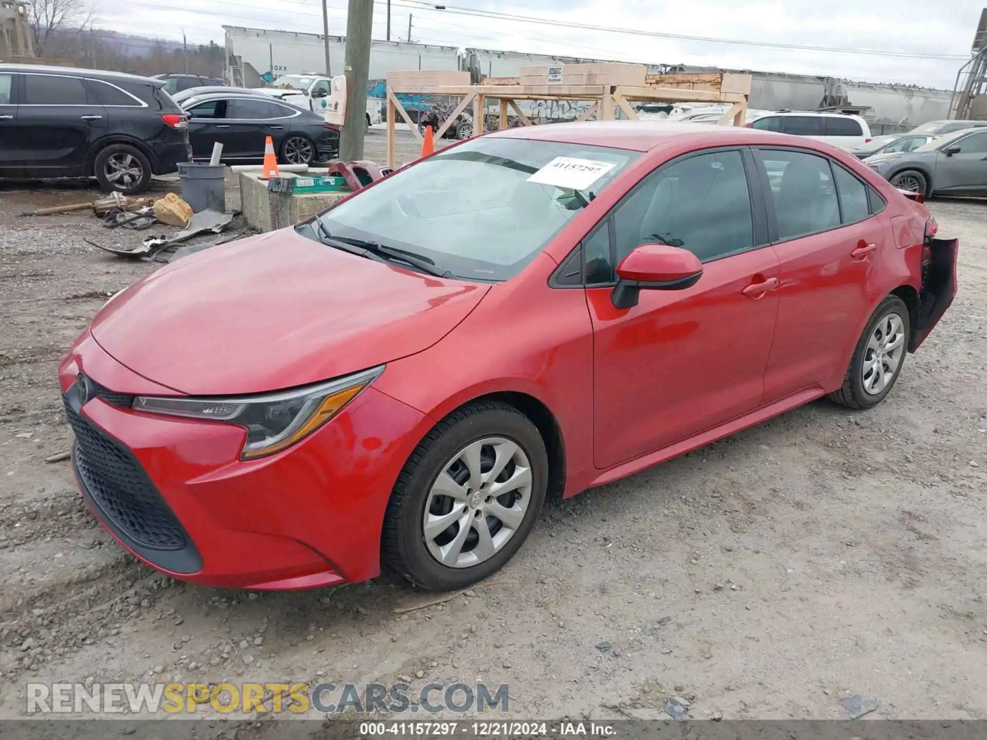 2 Photograph of a damaged car 5YFEPMAE1MP263189 TOYOTA COROLLA 2021
