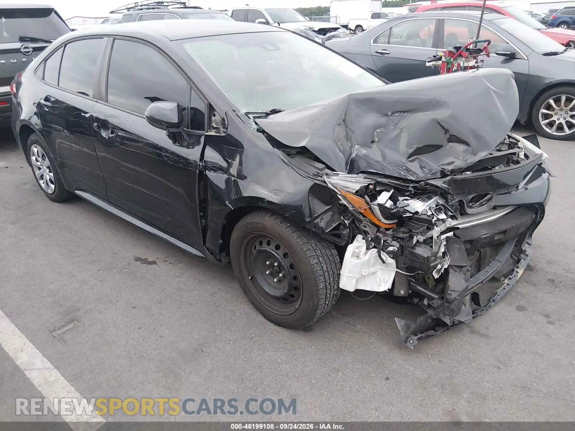 1 Photograph of a damaged car 5YFEPMAE1MP266531 TOYOTA COROLLA 2021