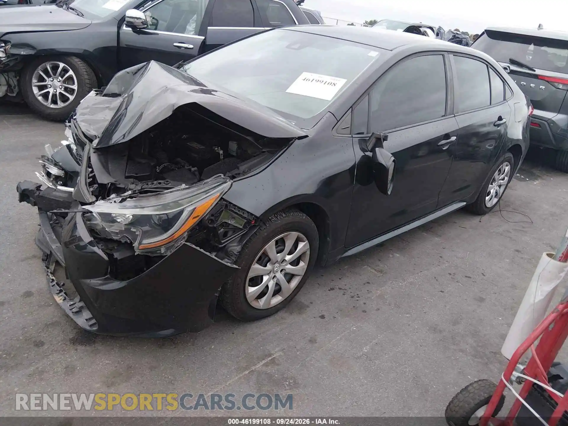 2 Photograph of a damaged car 5YFEPMAE1MP266531 TOYOTA COROLLA 2021