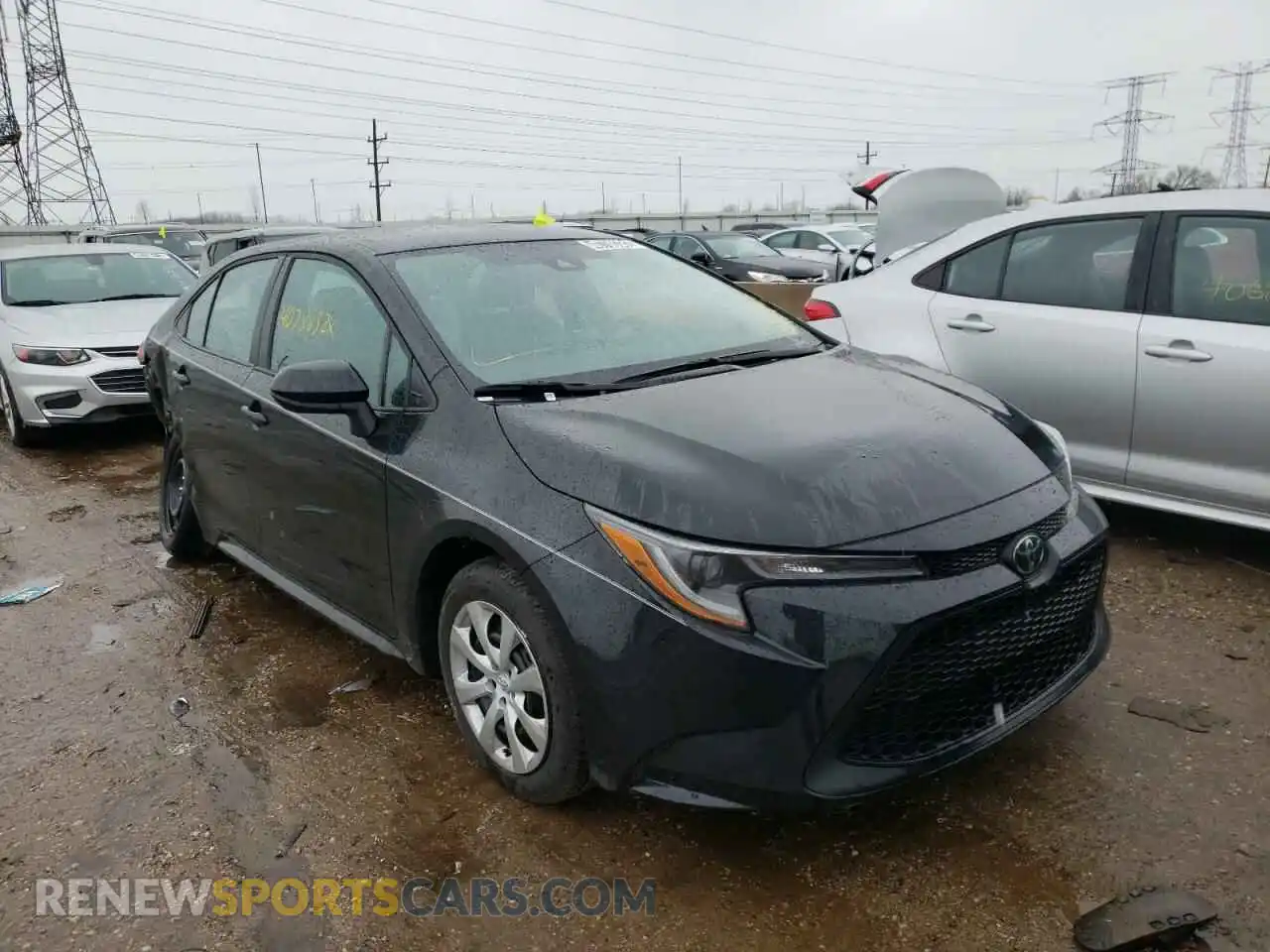 1 Photograph of a damaged car 5YFEPMAE1MP266657 TOYOTA COROLLA 2021