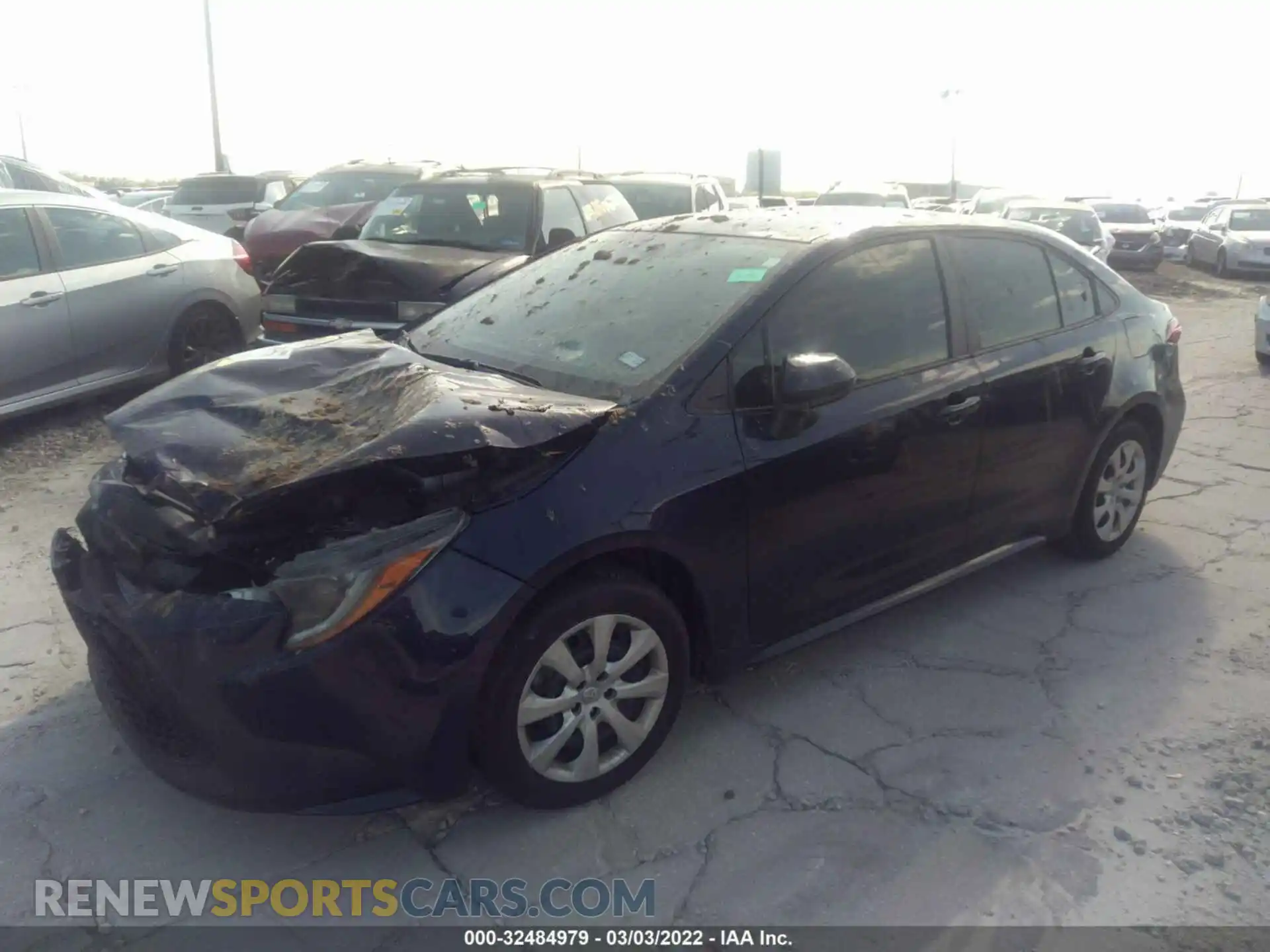 2 Photograph of a damaged car 5YFEPMAE1MP267789 TOYOTA COROLLA 2021