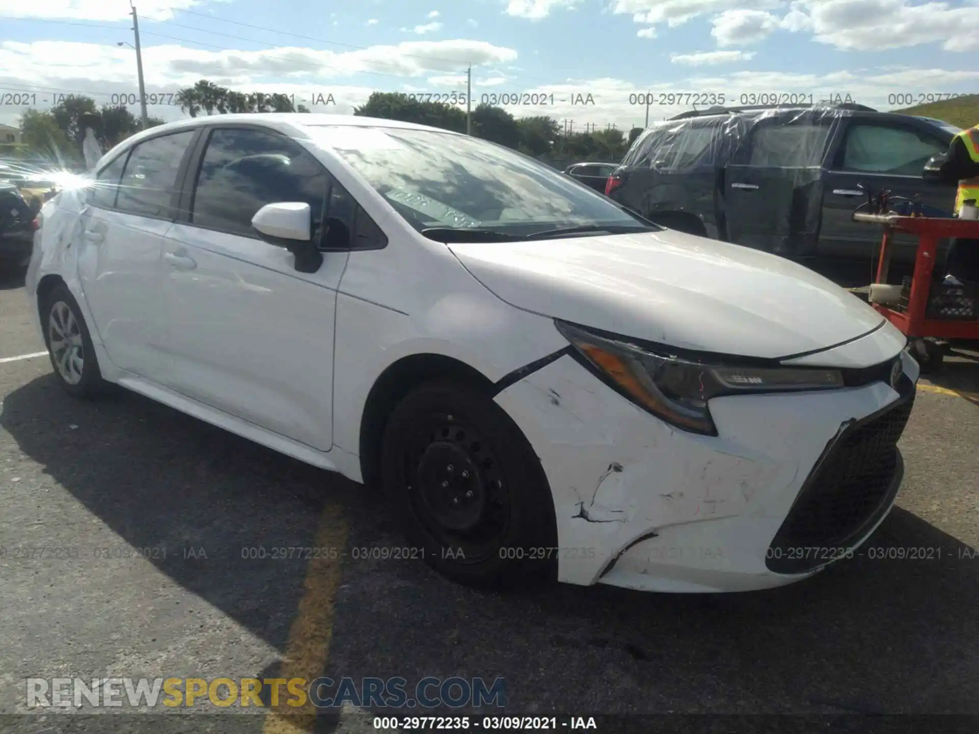 1 Photograph of a damaged car 5YFEPMAE2MP151498 TOYOTA COROLLA 2021