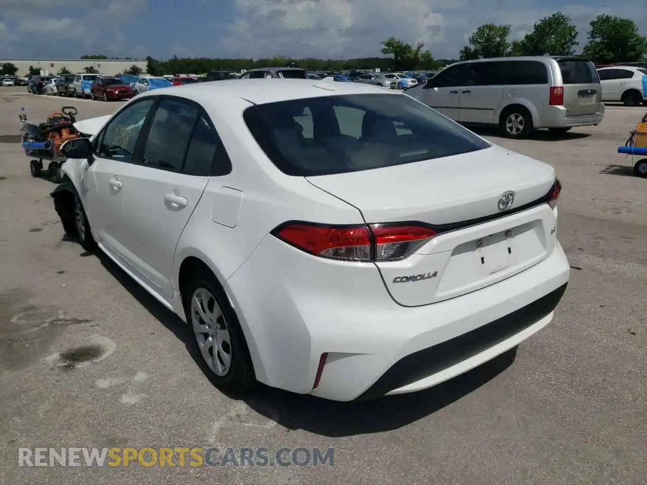 3 Photograph of a damaged car 5YFEPMAE2MP152179 TOYOTA COROLLA 2021