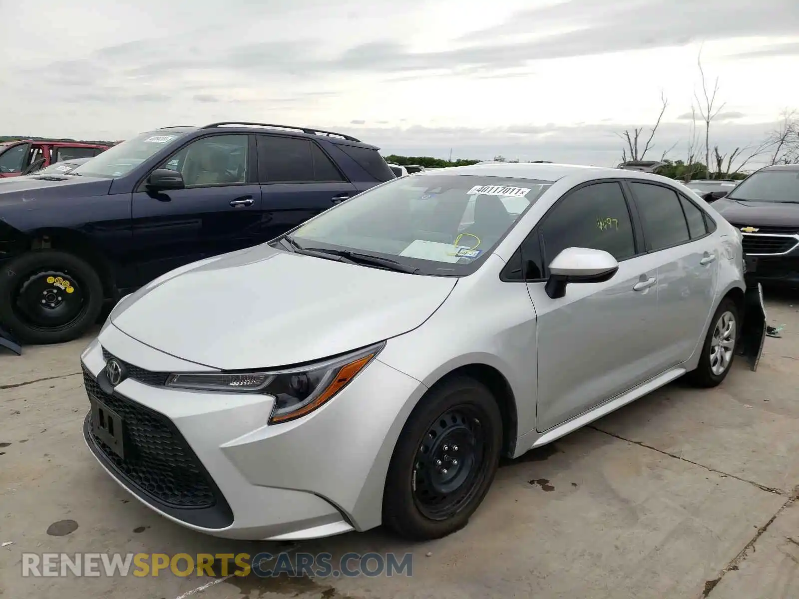 2 Photograph of a damaged car 5YFEPMAE2MP153543 TOYOTA COROLLA 2021