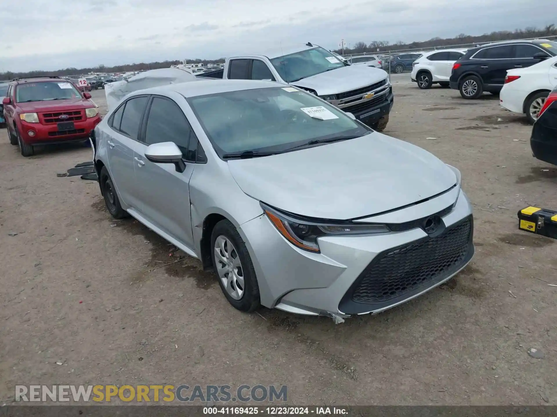 1 Photograph of a damaged car 5YFEPMAE2MP155955 TOYOTA COROLLA 2021