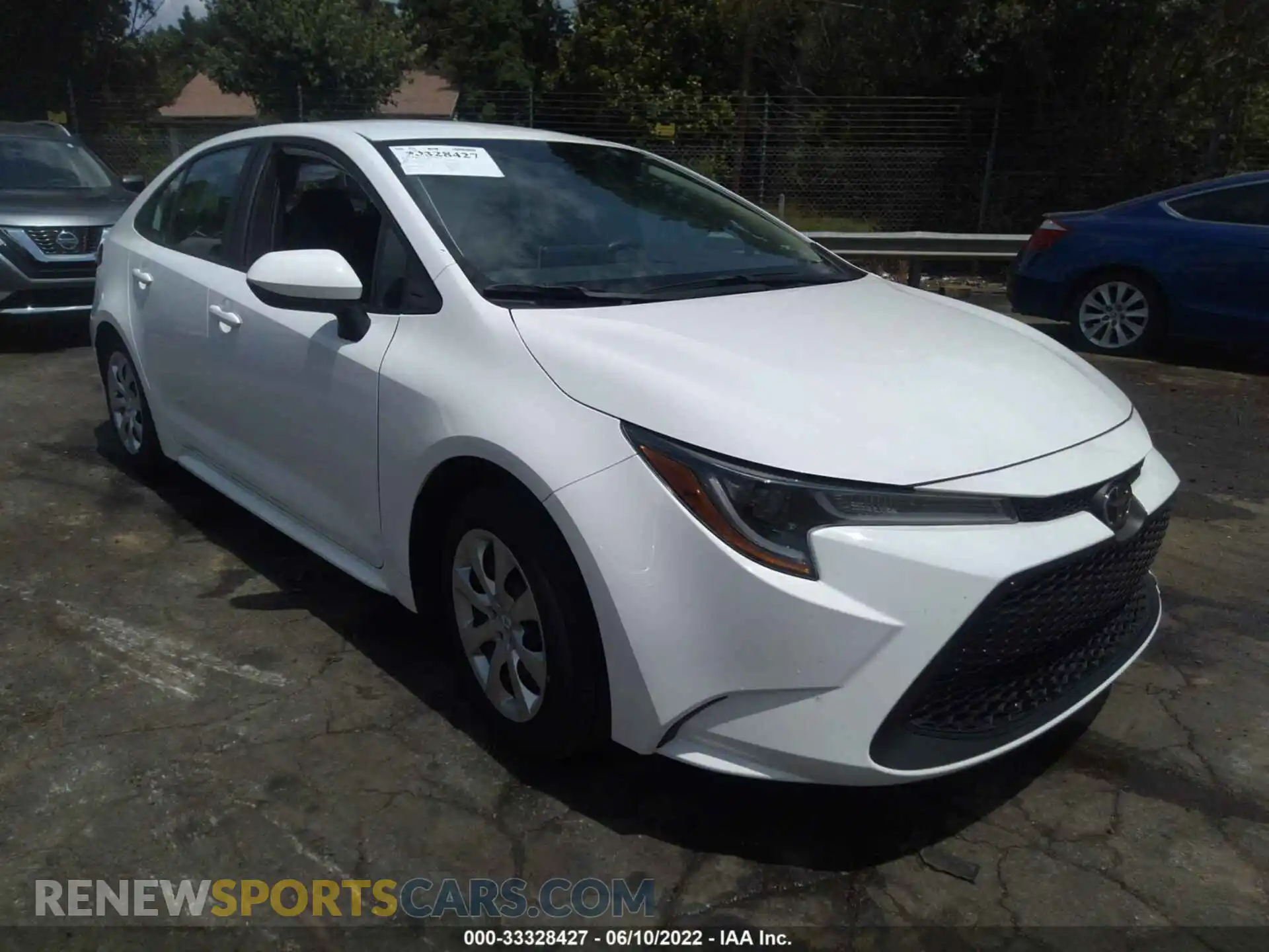 1 Photograph of a damaged car 5YFEPMAE2MP156393 TOYOTA COROLLA 2021