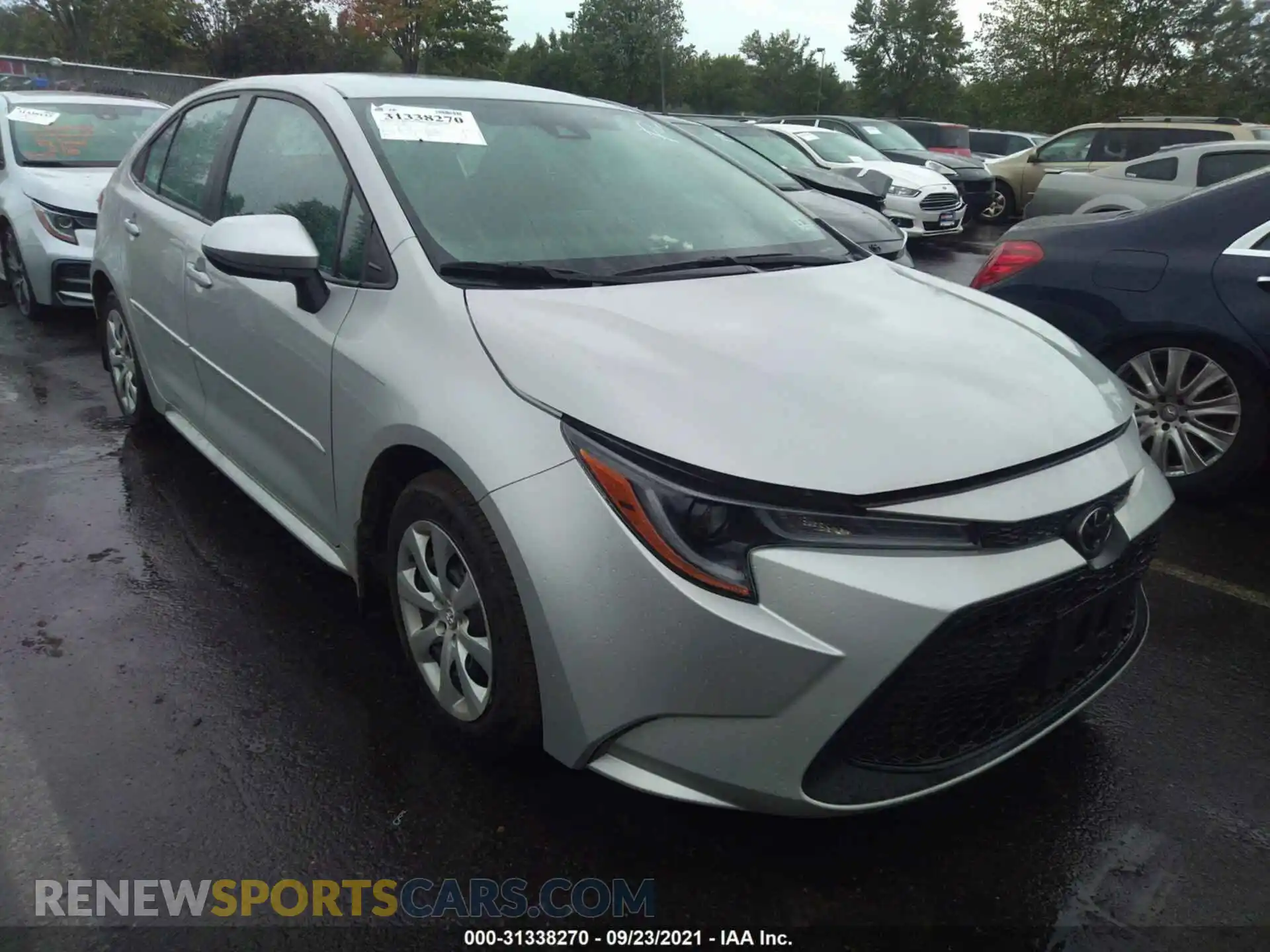 1 Photograph of a damaged car 5YFEPMAE2MP158337 TOYOTA COROLLA 2021