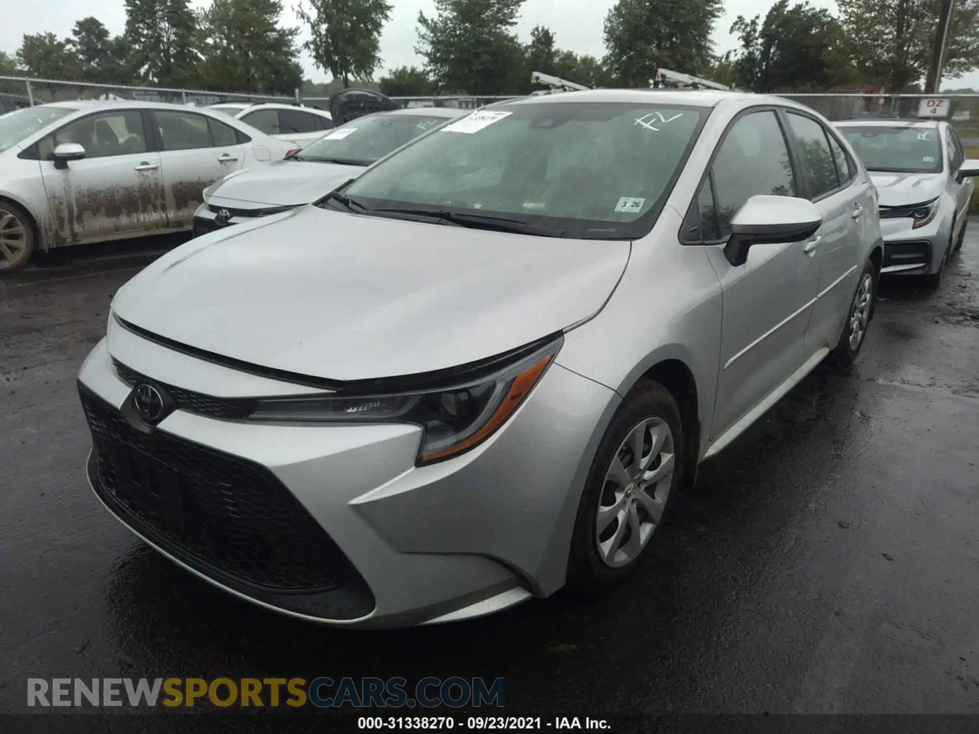 2 Photograph of a damaged car 5YFEPMAE2MP158337 TOYOTA COROLLA 2021