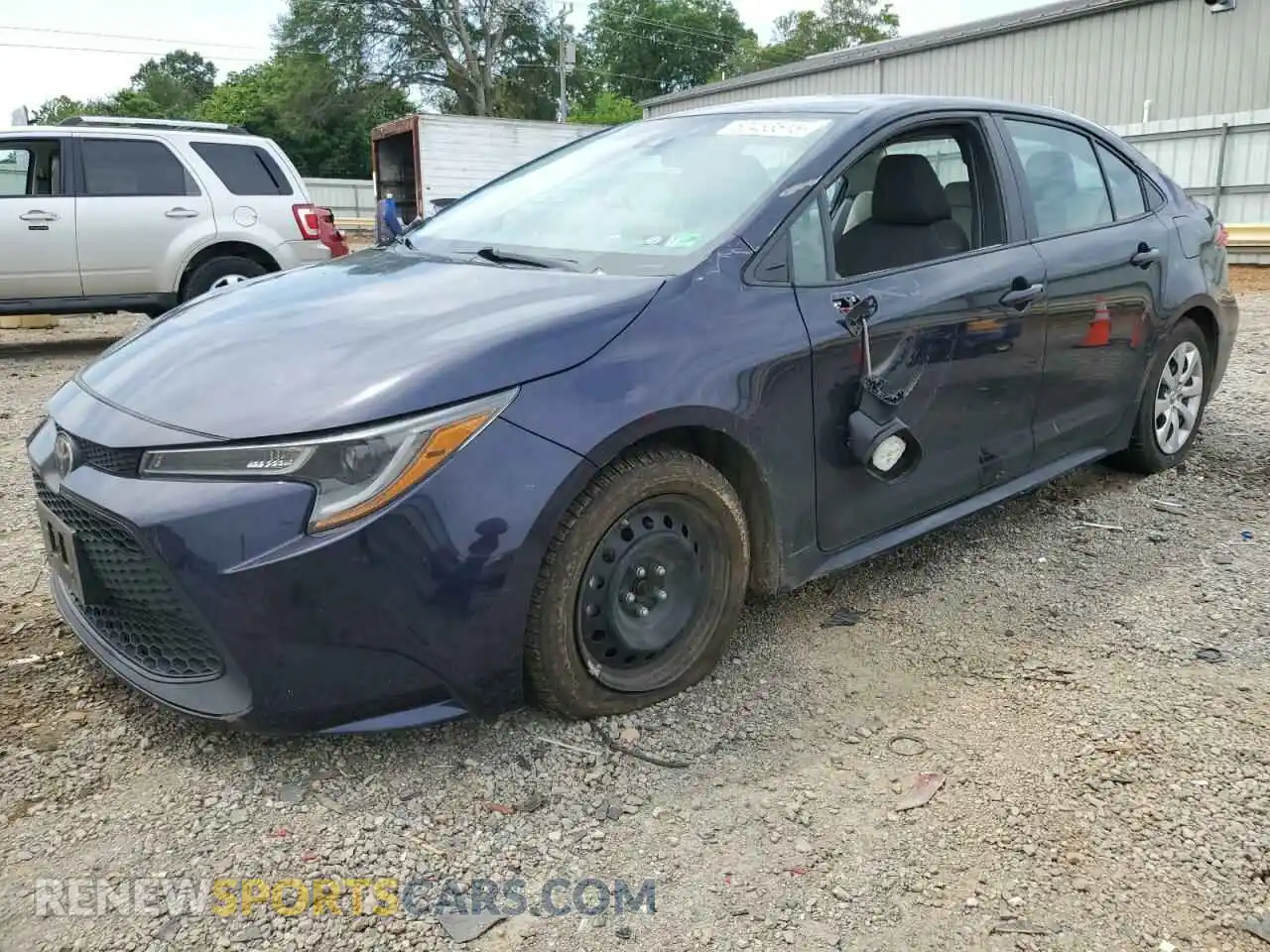 1 Photograph of a damaged car 5YFEPMAE2MP158726 TOYOTA COROLLA 2021