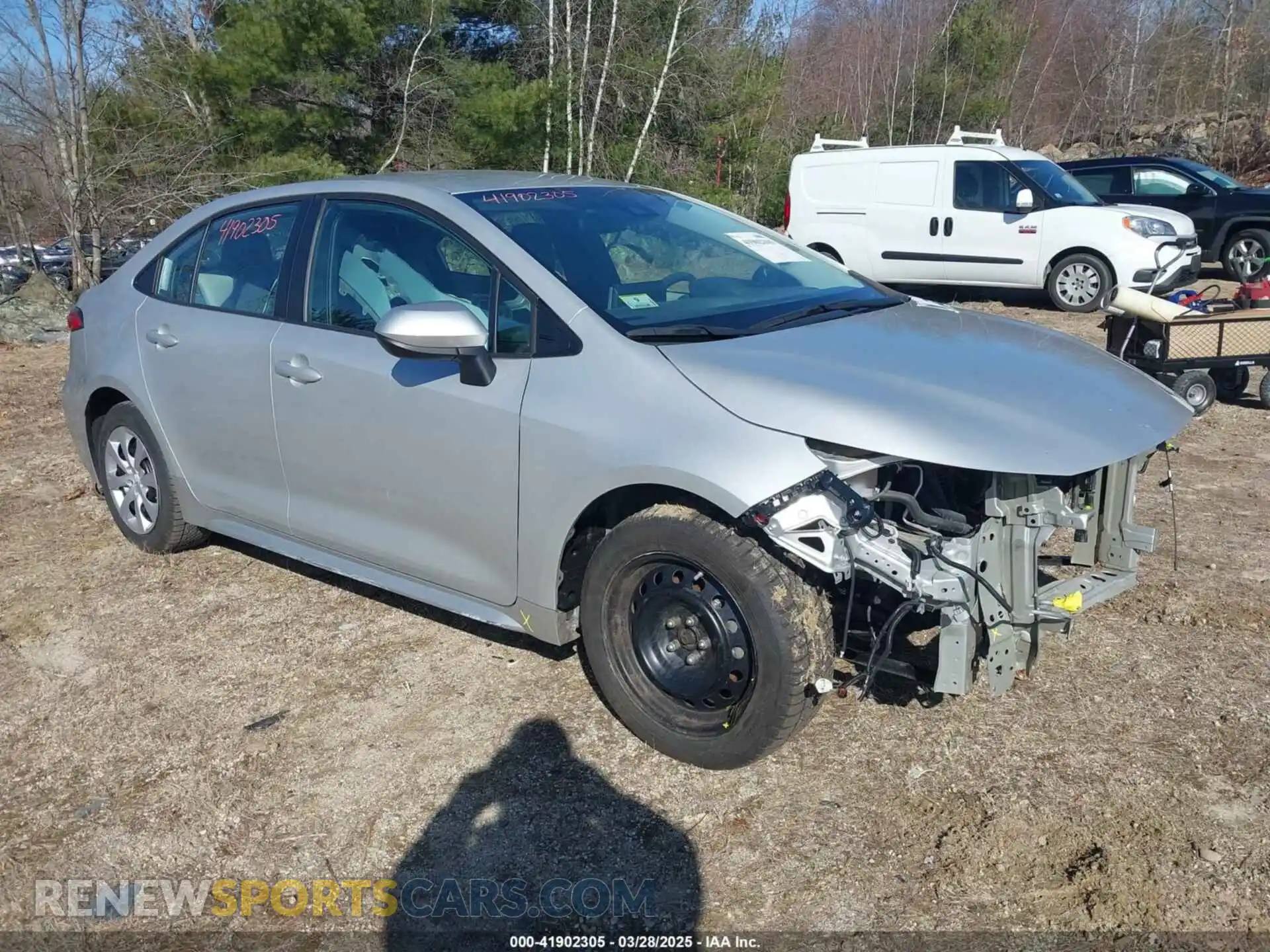 1 Photograph of a damaged car 5YFEPMAE2MP158757 TOYOTA COROLLA 2021