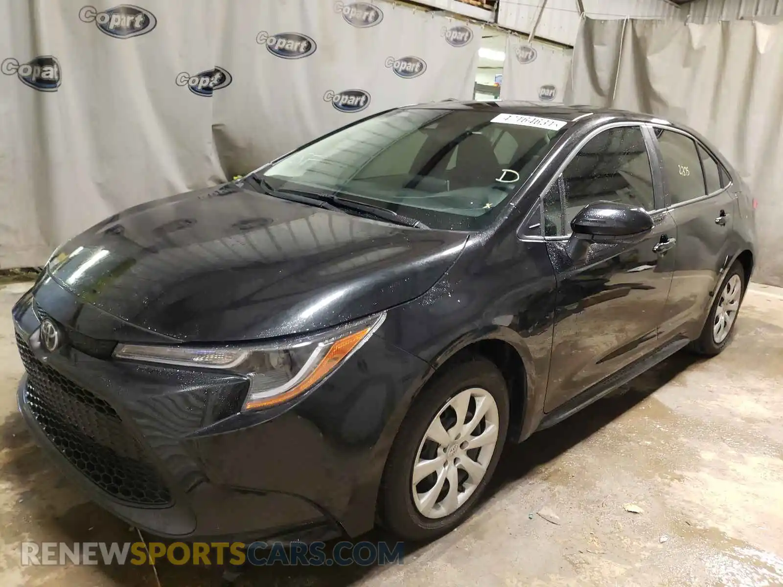 2 Photograph of a damaged car 5YFEPMAE2MP159603 TOYOTA COROLLA 2021