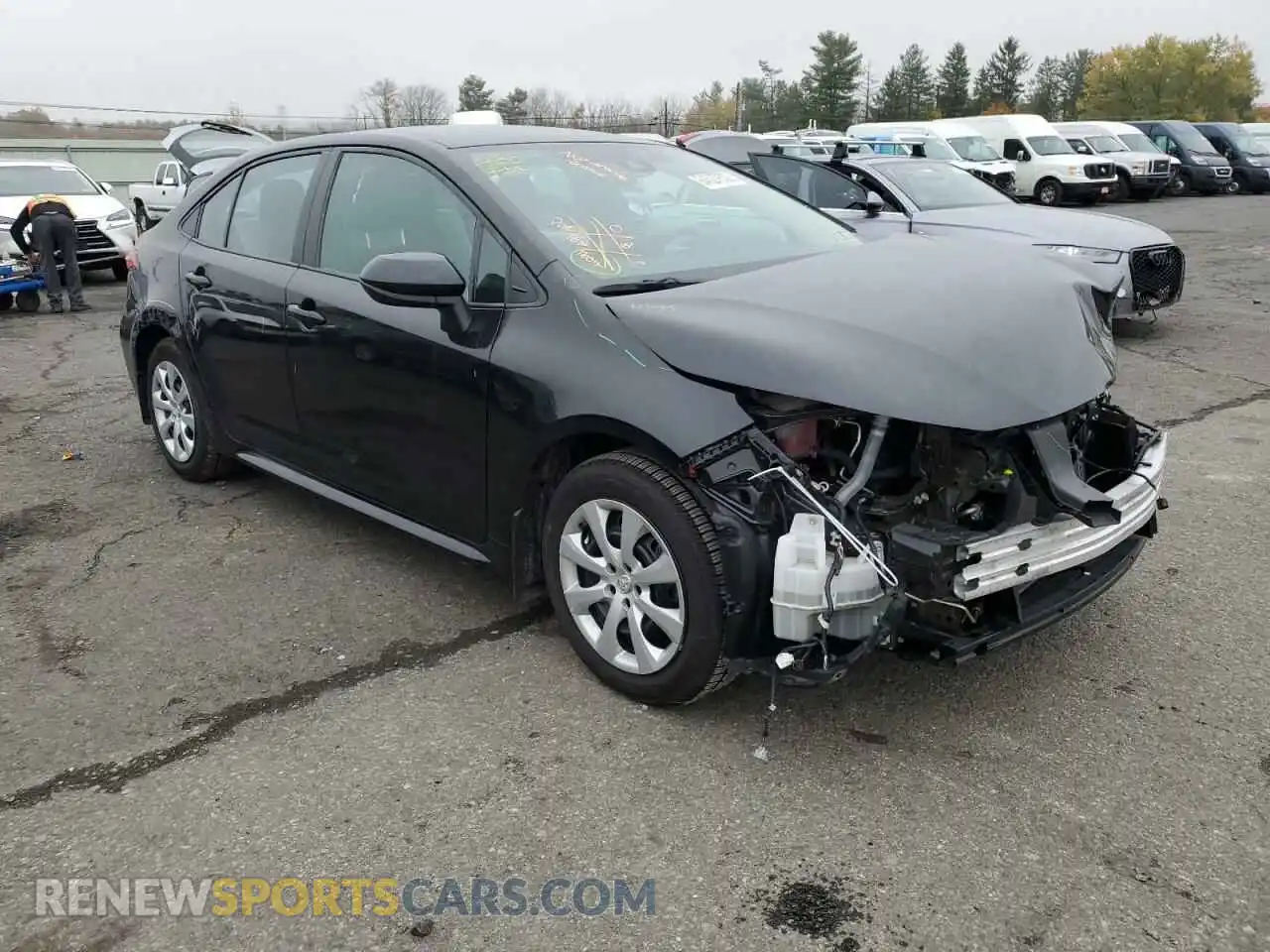 1 Photograph of a damaged car 5YFEPMAE2MP160802 TOYOTA COROLLA 2021