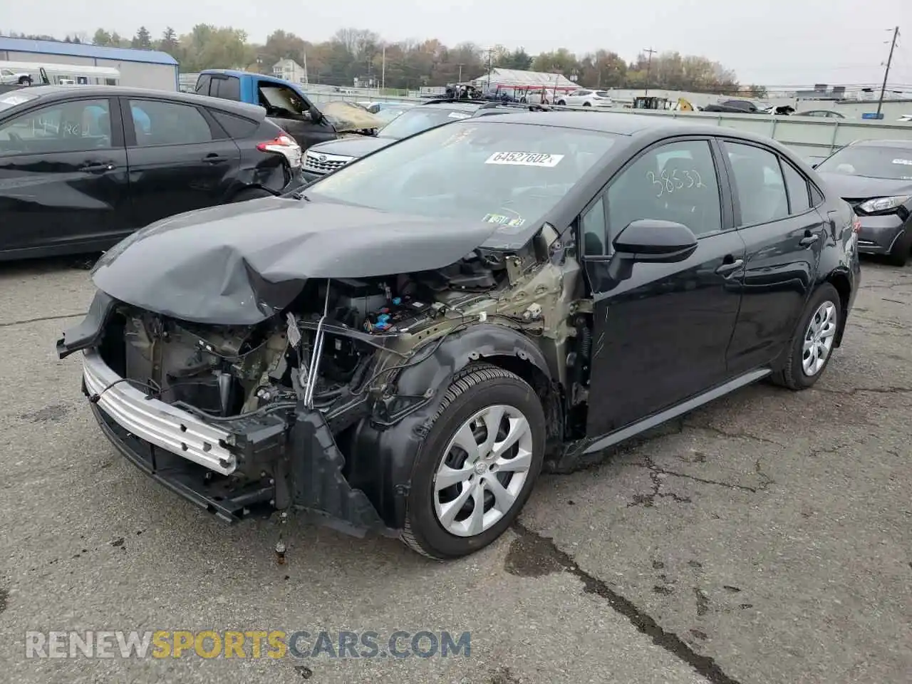 2 Photograph of a damaged car 5YFEPMAE2MP160802 TOYOTA COROLLA 2021
