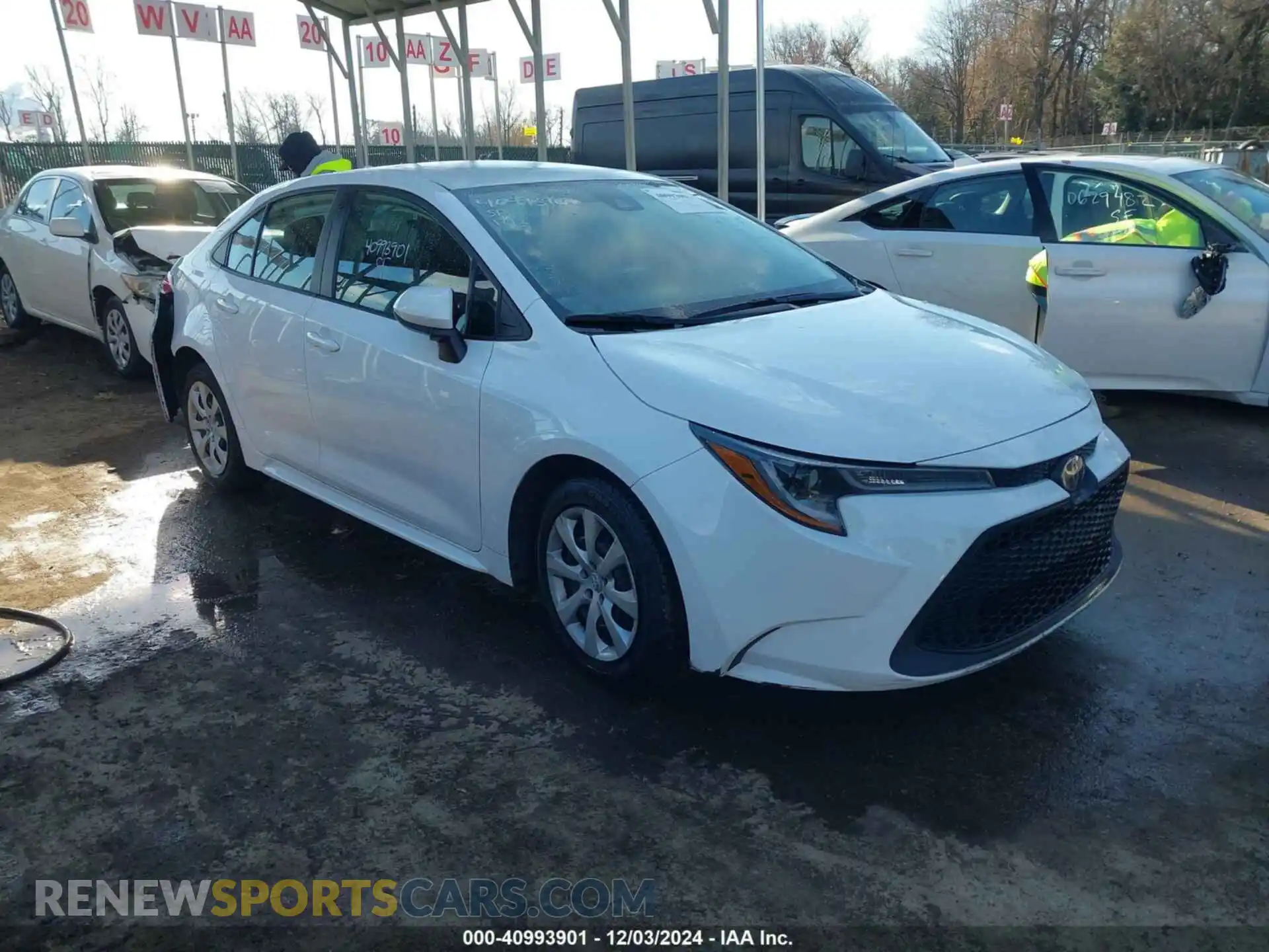 1 Photograph of a damaged car 5YFEPMAE2MP165532 TOYOTA COROLLA 2021