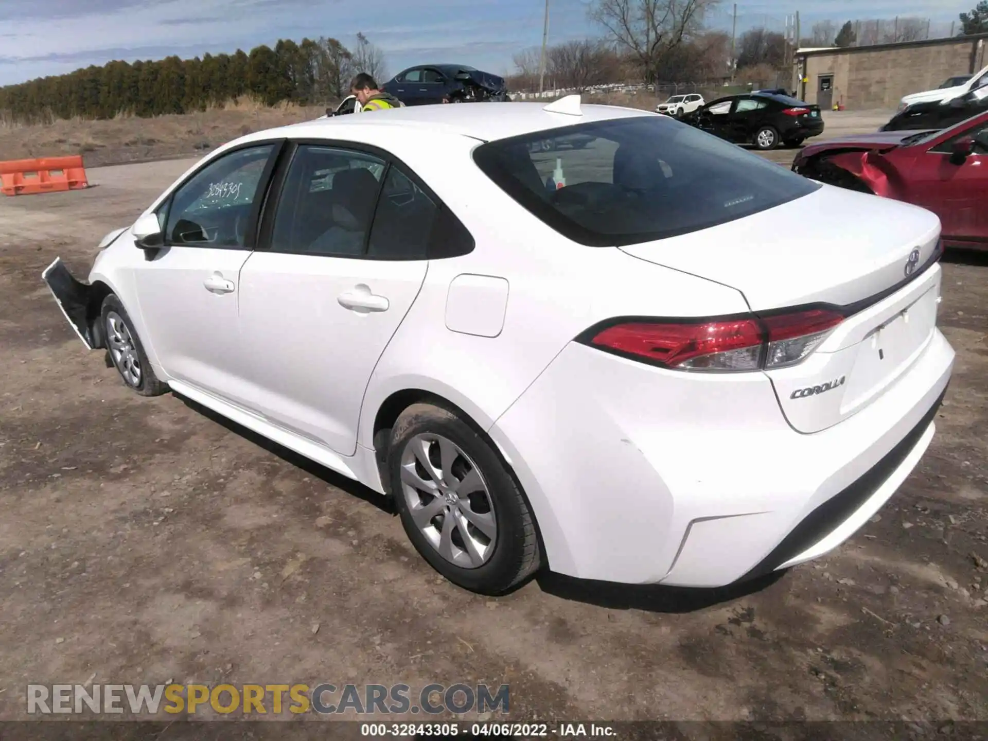 3 Photograph of a damaged car 5YFEPMAE2MP166759 TOYOTA COROLLA 2021