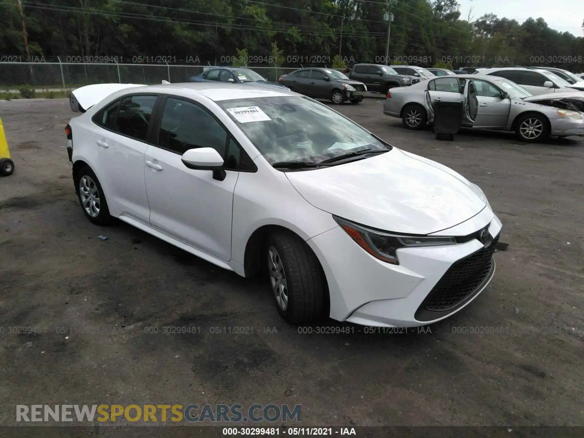 1 Photograph of a damaged car 5YFEPMAE2MP168267 TOYOTA COROLLA 2021