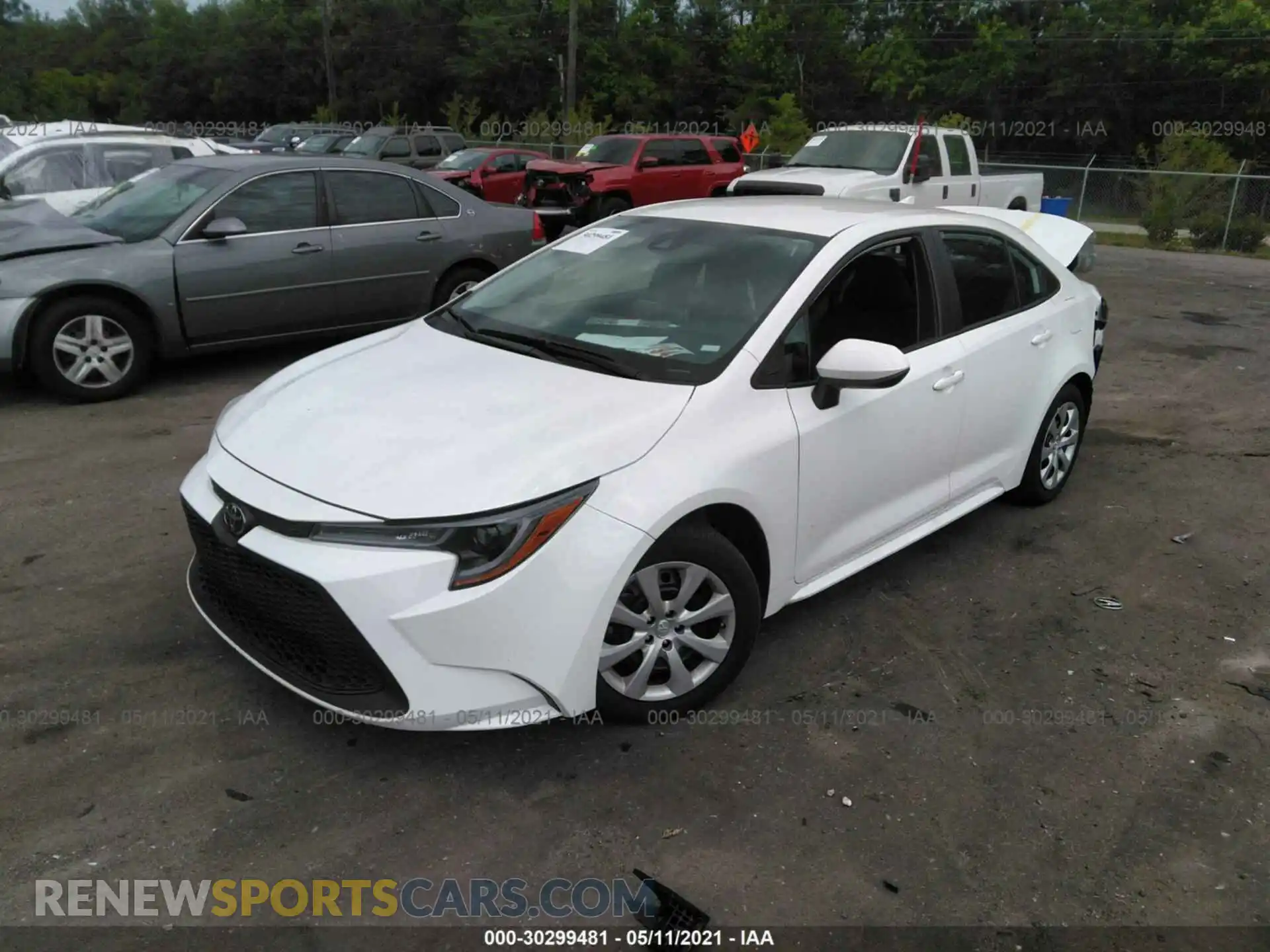 2 Photograph of a damaged car 5YFEPMAE2MP168267 TOYOTA COROLLA 2021