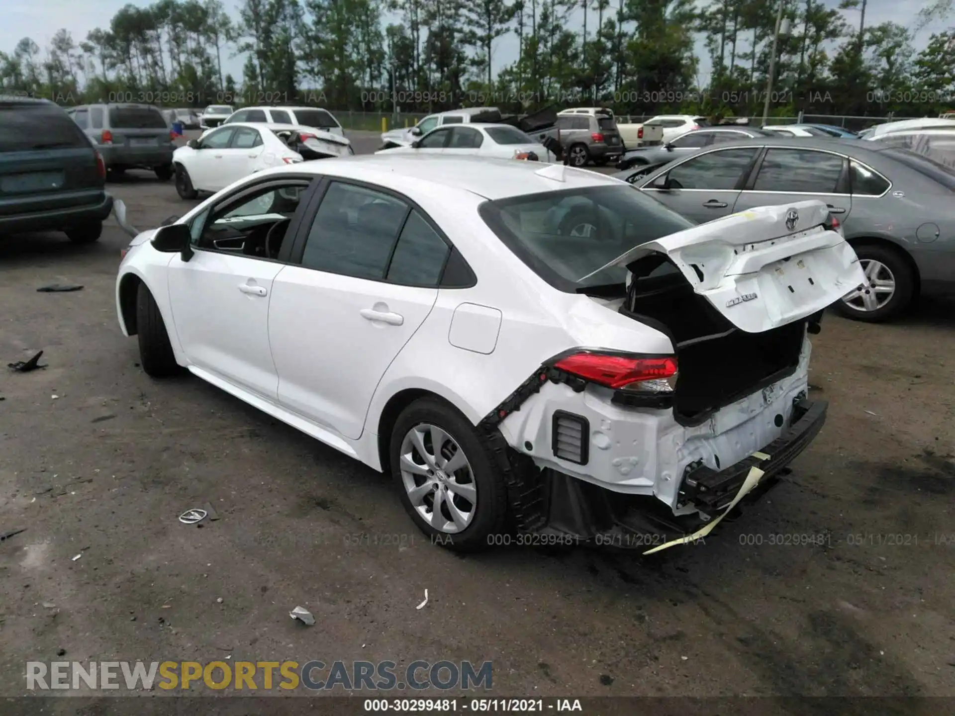 3 Photograph of a damaged car 5YFEPMAE2MP168267 TOYOTA COROLLA 2021
