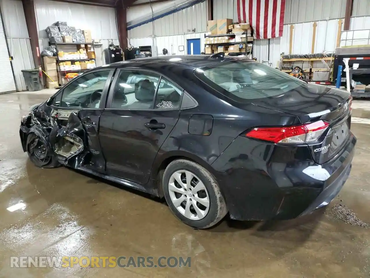 2 Photograph of a damaged car 5YFEPMAE2MP168737 TOYOTA COROLLA 2021