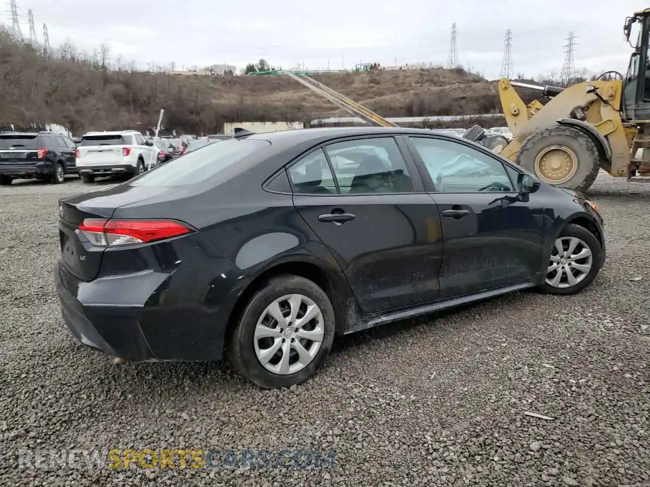 3 Photograph of a damaged car 5YFEPMAE2MP168737 TOYOTA COROLLA 2021