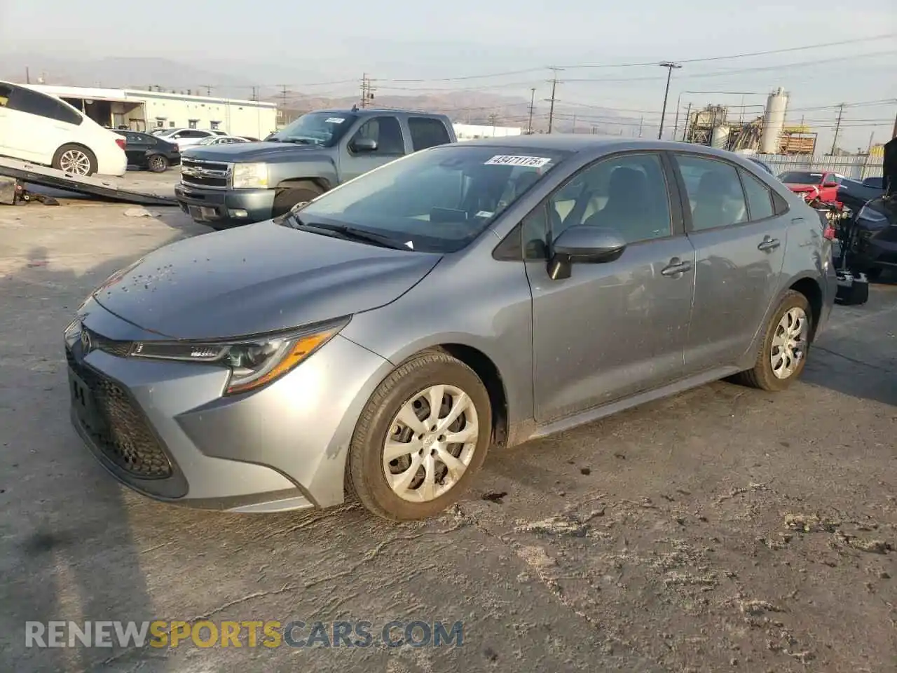 1 Photograph of a damaged car 5YFEPMAE2MP170097 TOYOTA COROLLA 2021