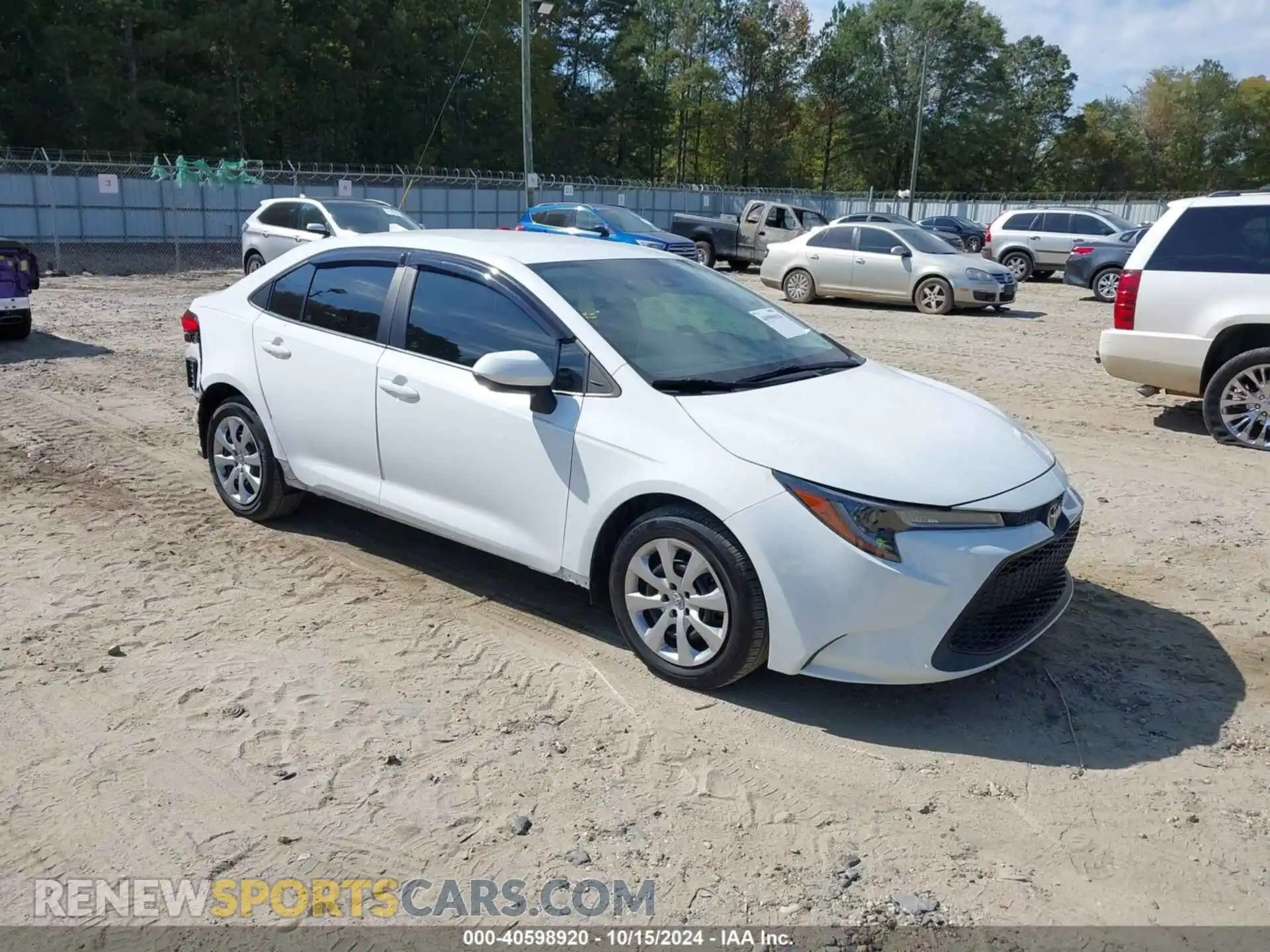 1 Photograph of a damaged car 5YFEPMAE2MP172741 TOYOTA COROLLA 2021