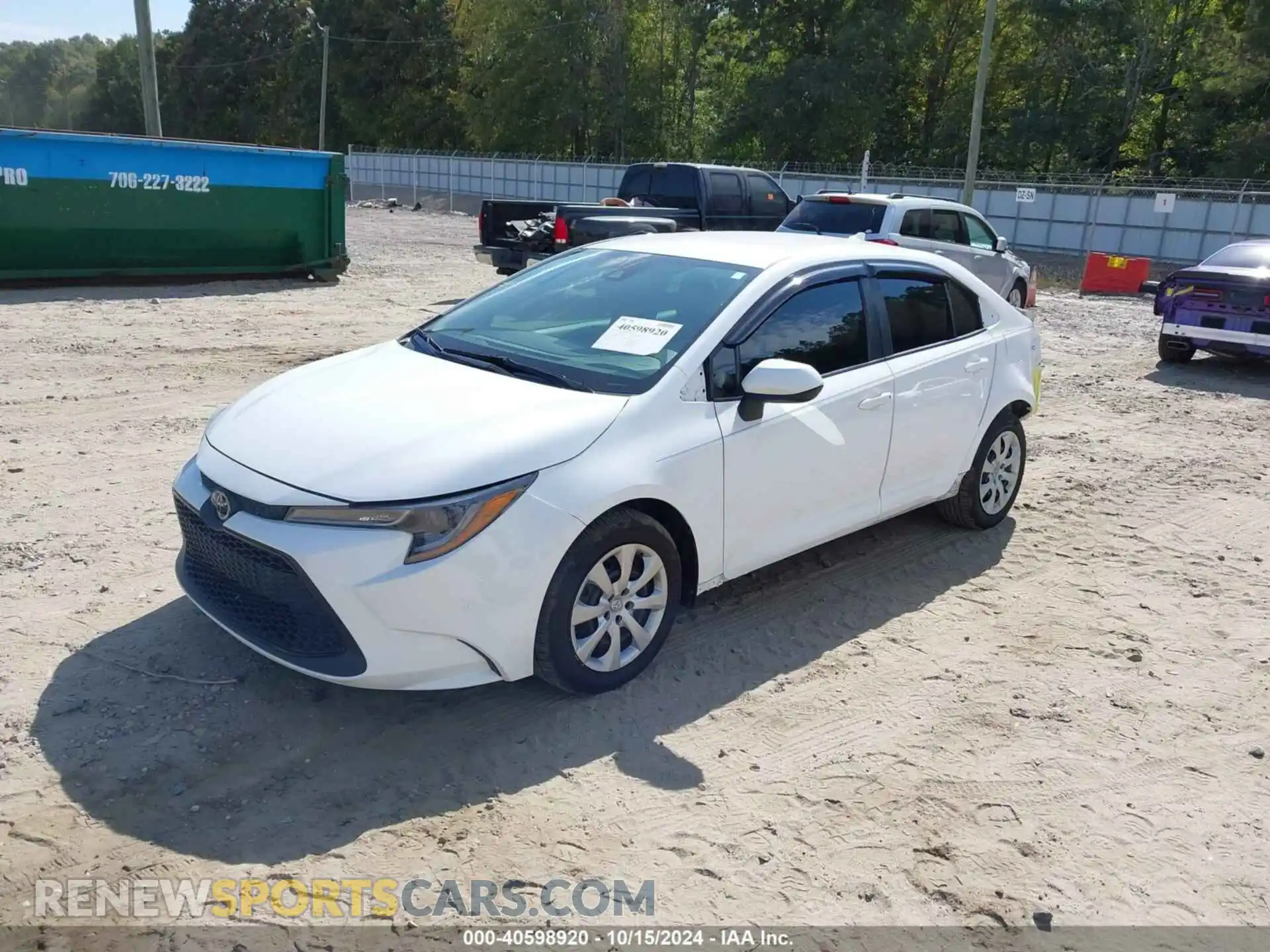 2 Photograph of a damaged car 5YFEPMAE2MP172741 TOYOTA COROLLA 2021