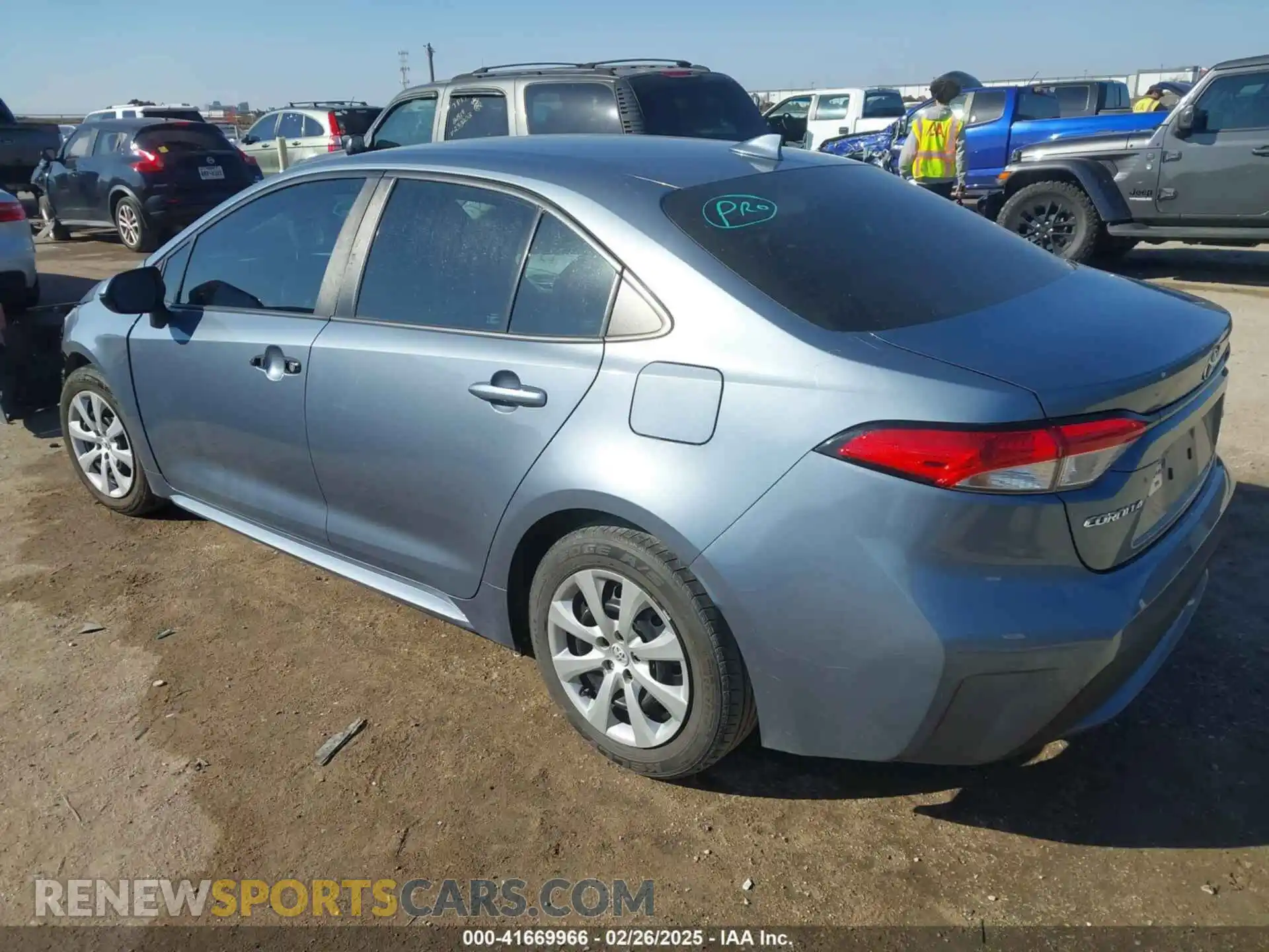 3 Photograph of a damaged car 5YFEPMAE2MP174599 TOYOTA COROLLA 2021