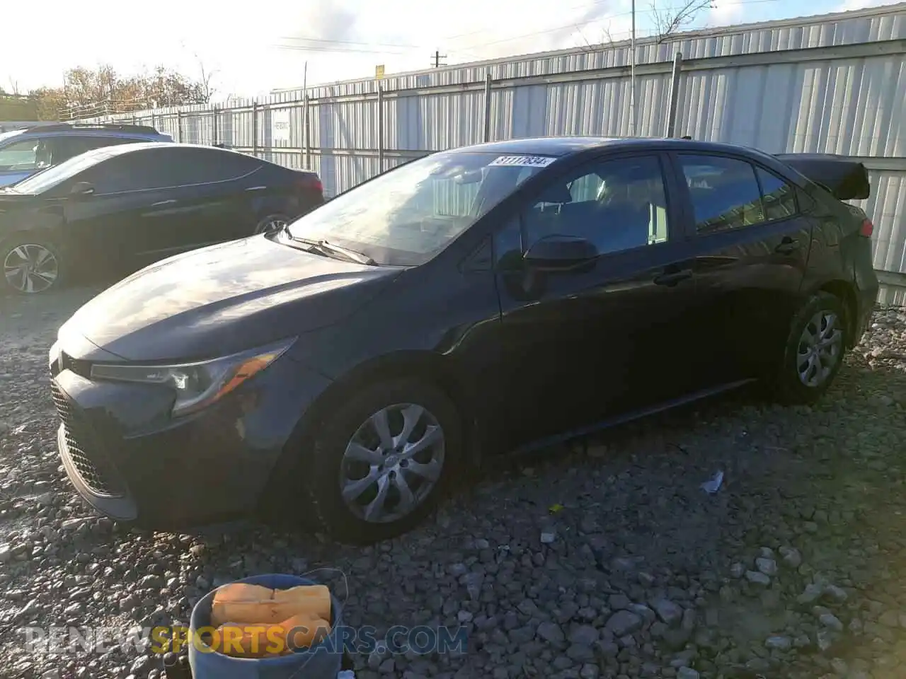 1 Фотография поврежденного автомобиля 5YFEPMAE2MP176742 TOYOTA COROLLA 2021