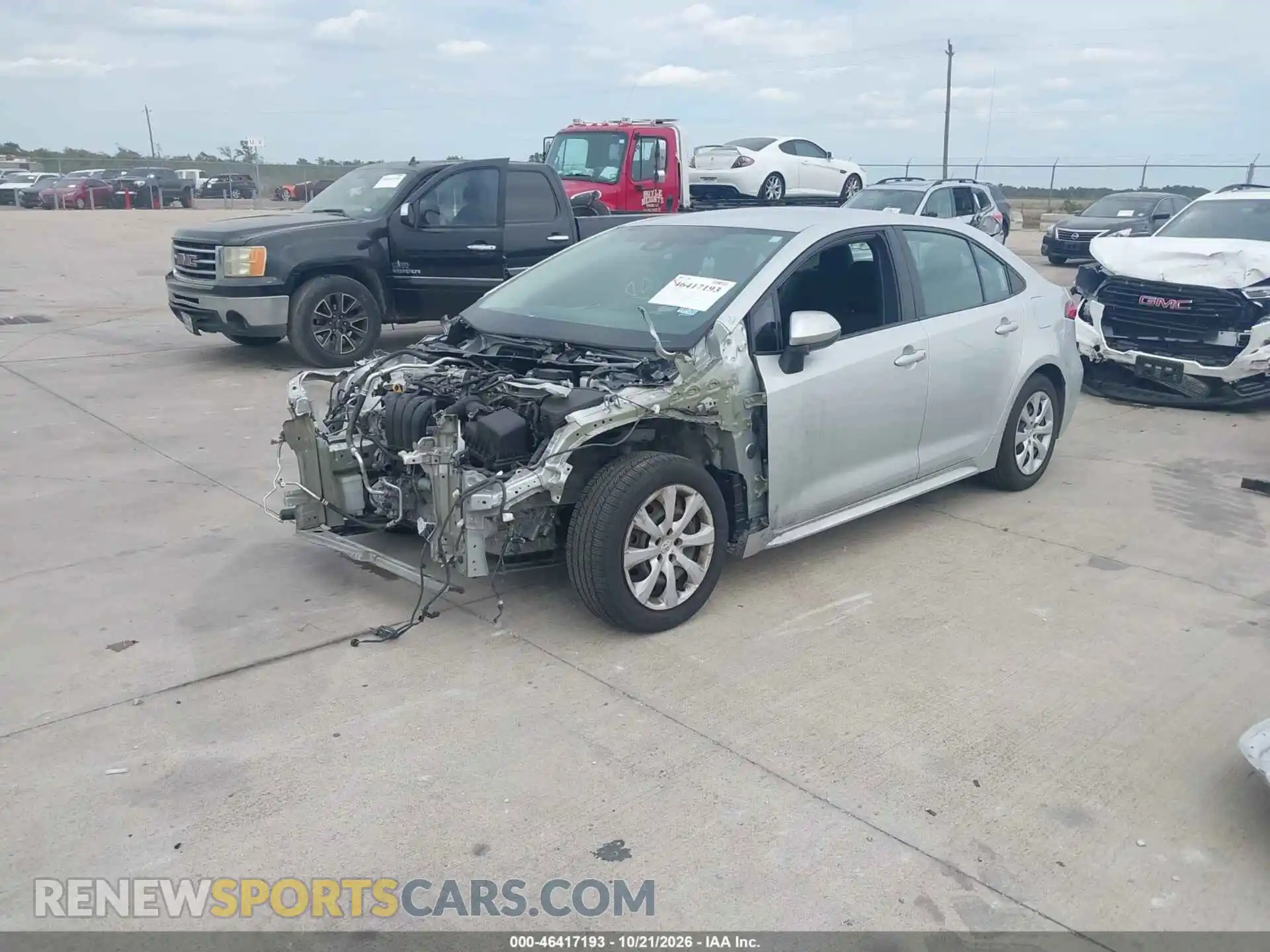 2 Photograph of a damaged car 5YFEPMAE2MP179947 TOYOTA COROLLA 2021
