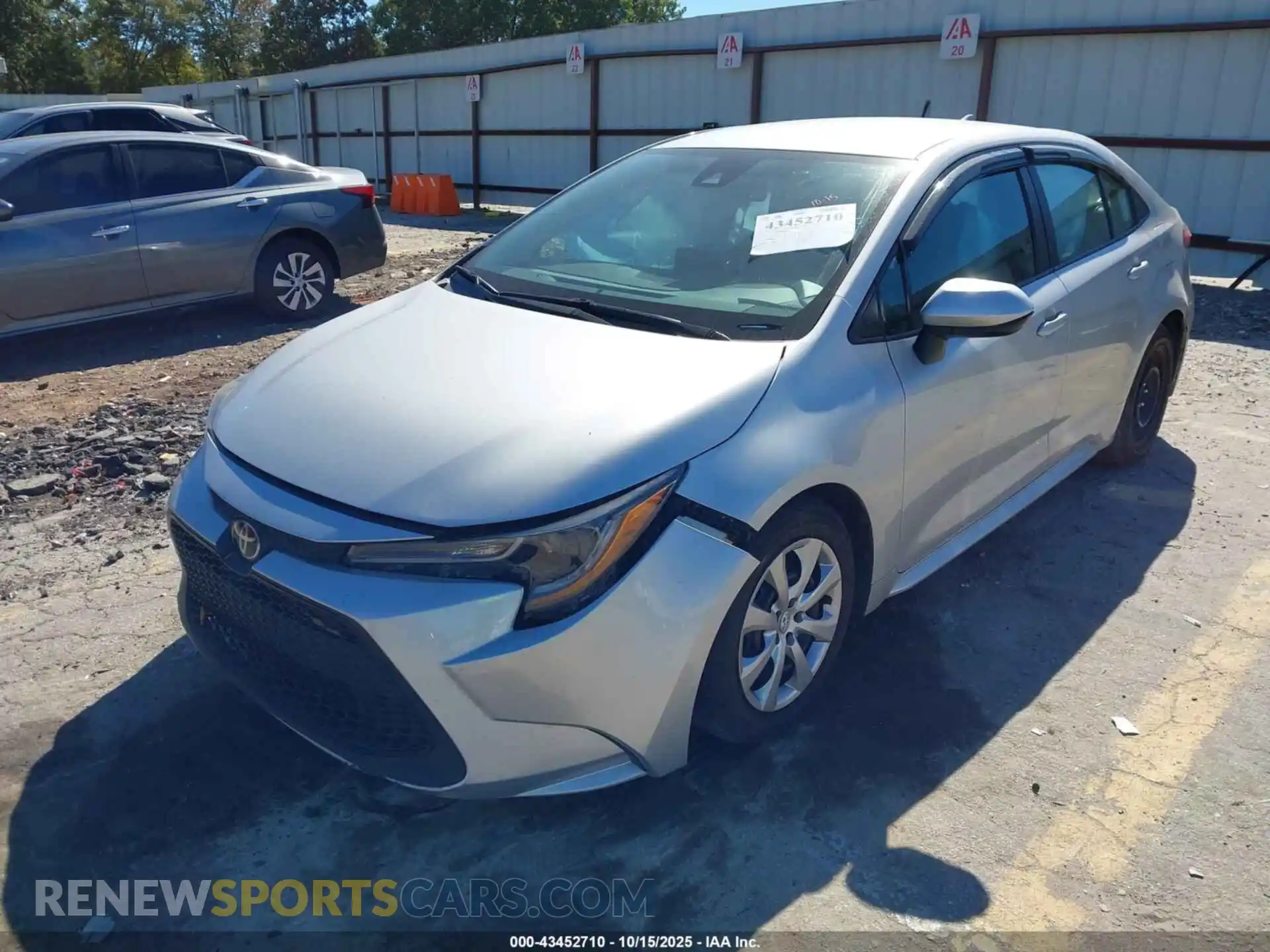 2 Photograph of a damaged car 5YFEPMAE2MP180774 TOYOTA COROLLA 2021