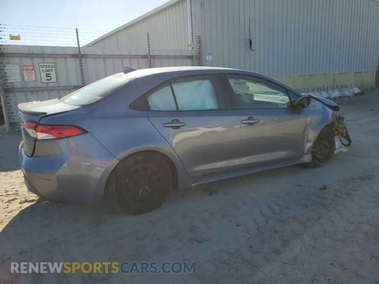 3 Photograph of a damaged car 5YFEPMAE2MP180872 TOYOTA COROLLA 2021