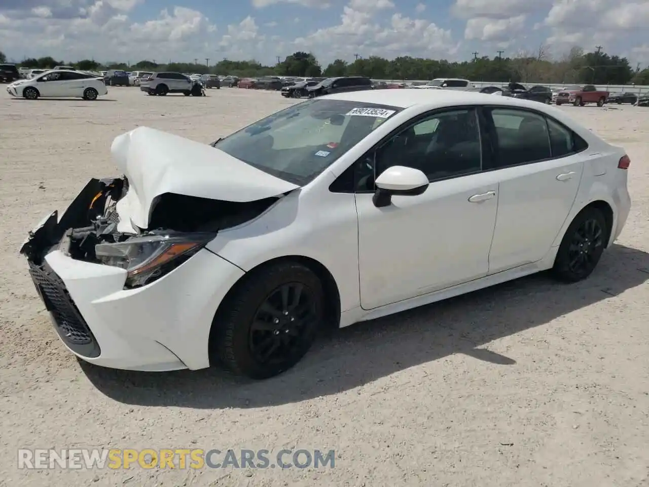 1 Photograph of a damaged car 5YFEPMAE2MP184288 TOYOTA COROLLA 2021