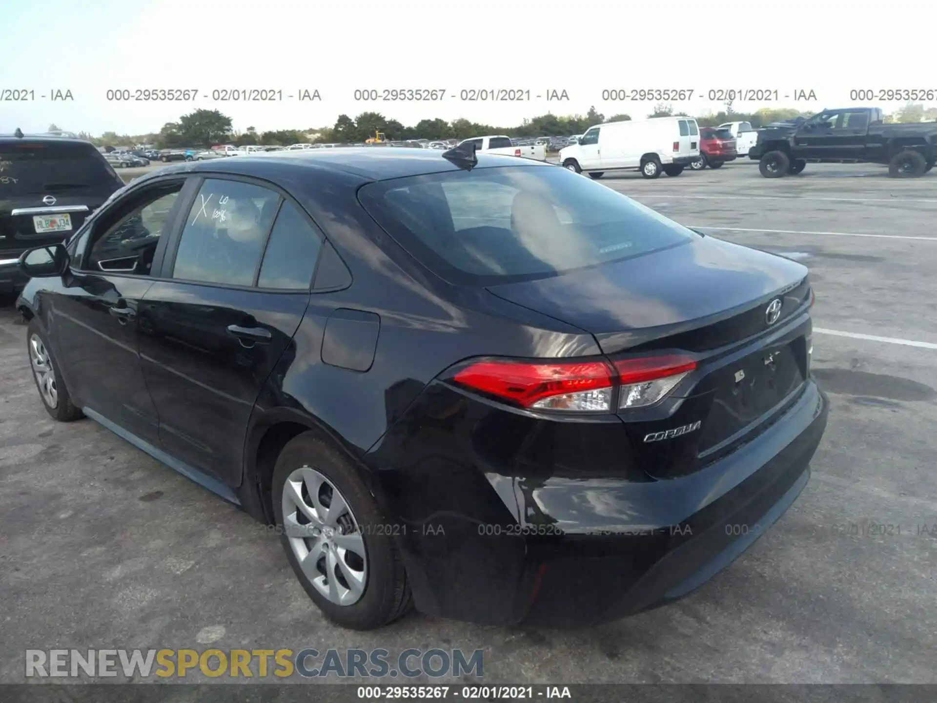 3 Photograph of a damaged car 5YFEPMAE2MP185165 TOYOTA COROLLA 2021