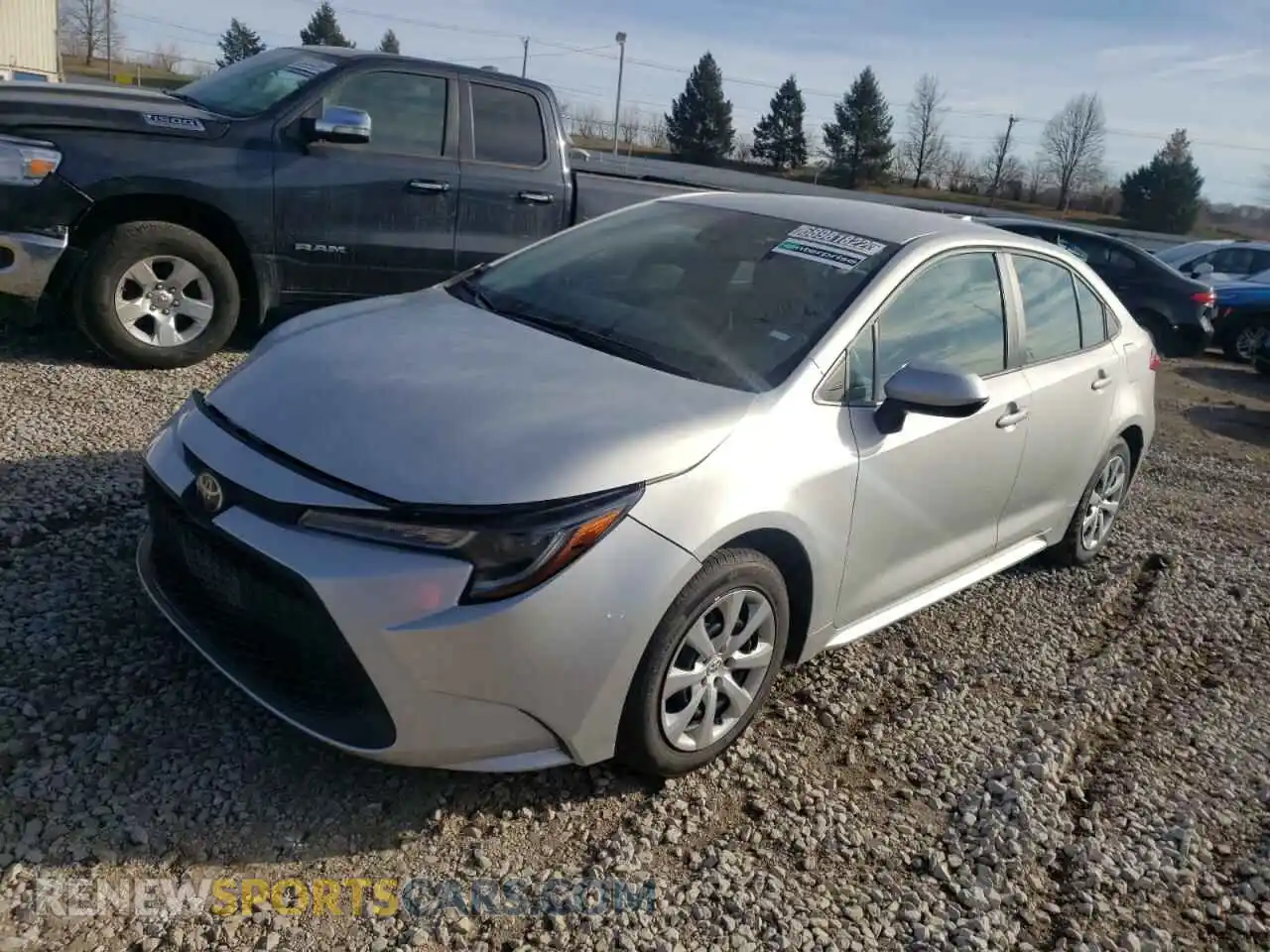 1 Photograph of a damaged car 5YFEPMAE2MP187238 TOYOTA COROLLA 2021