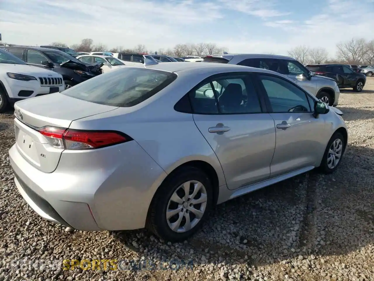 3 Photograph of a damaged car 5YFEPMAE2MP187238 TOYOTA COROLLA 2021