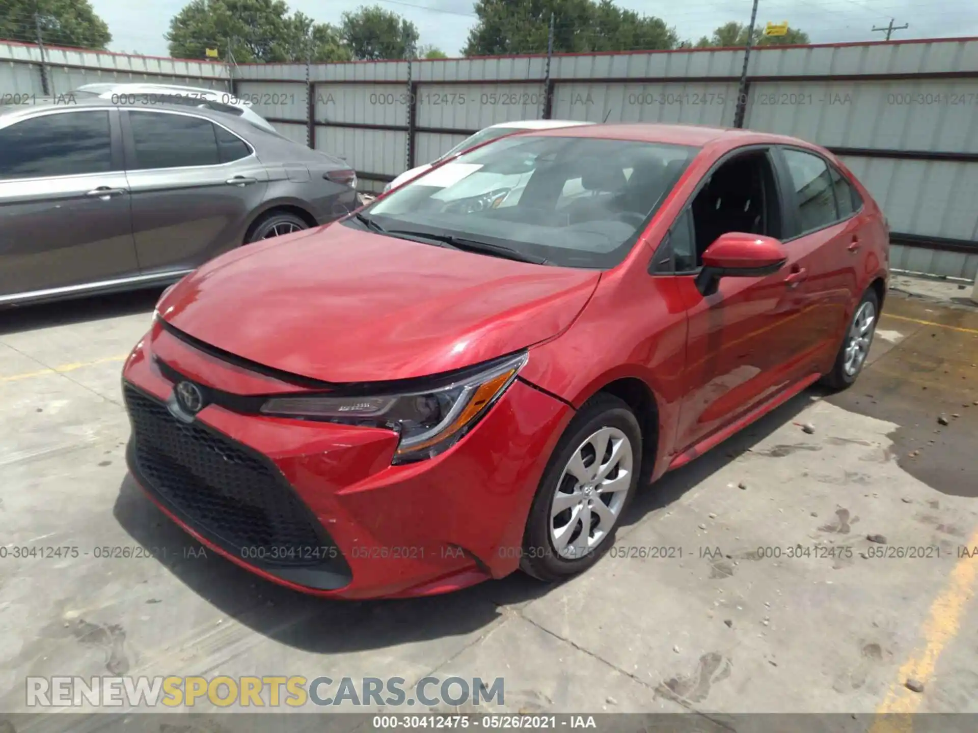 2 Photograph of a damaged car 5YFEPMAE2MP190589 TOYOTA COROLLA 2021