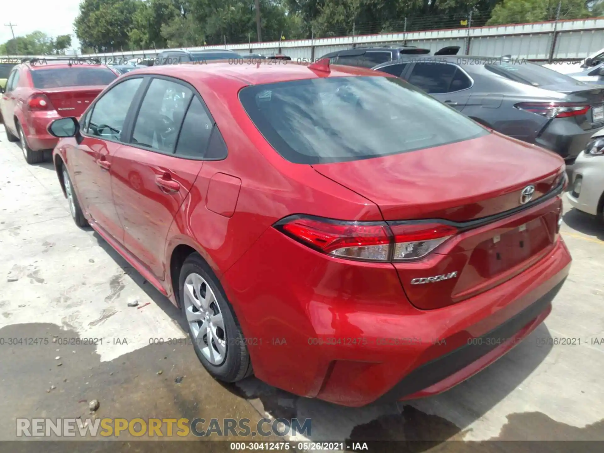 3 Photograph of a damaged car 5YFEPMAE2MP190589 TOYOTA COROLLA 2021