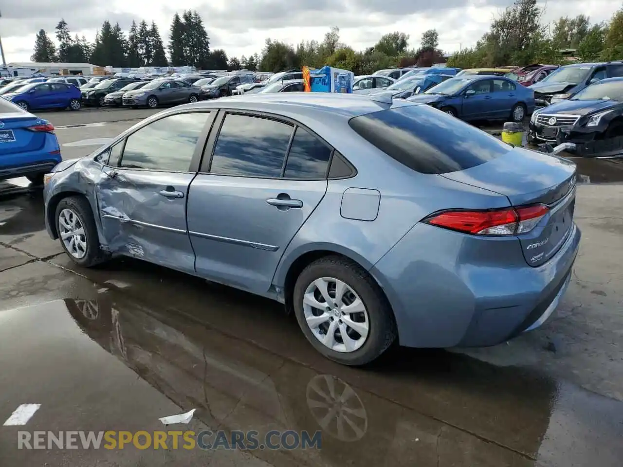 2 Photograph of a damaged car 5YFEPMAE2MP192343 TOYOTA COROLLA 2021