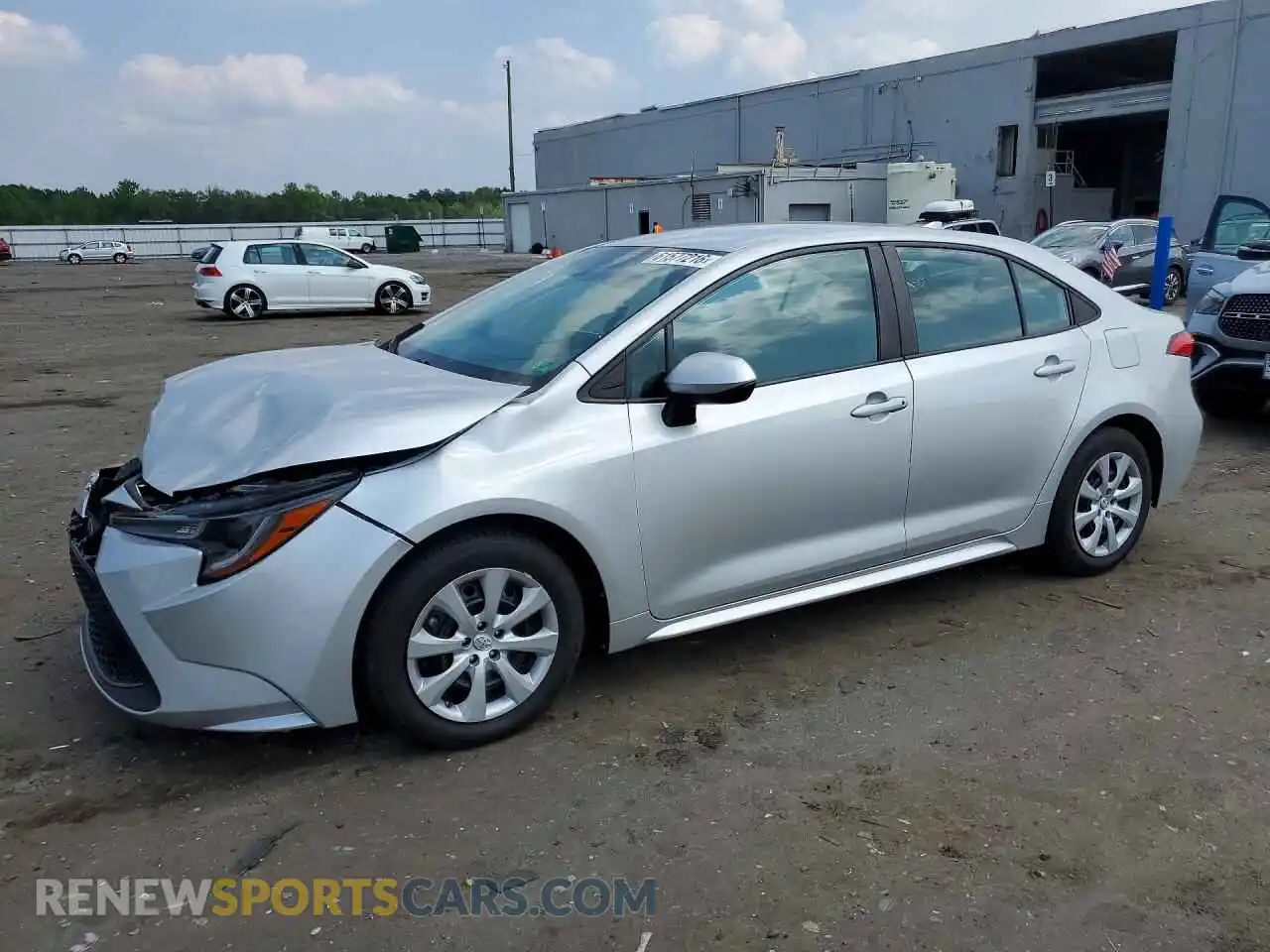 1 Photograph of a damaged car 5YFEPMAE2MP193640 TOYOTA COROLLA 2021